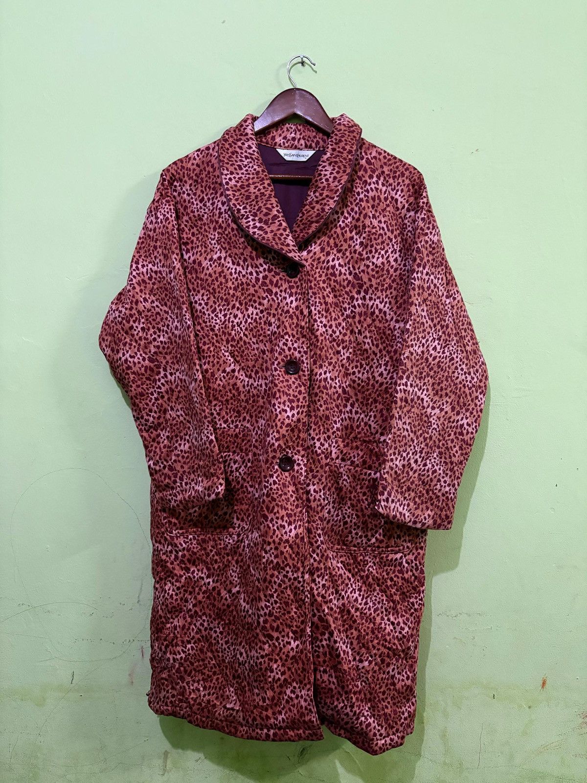 Yves Saint Laurent Yves Saint Laurent Long Jacket Design Leopard Design Size US M / EU 48-50 / 2 - 1 Thumbnail