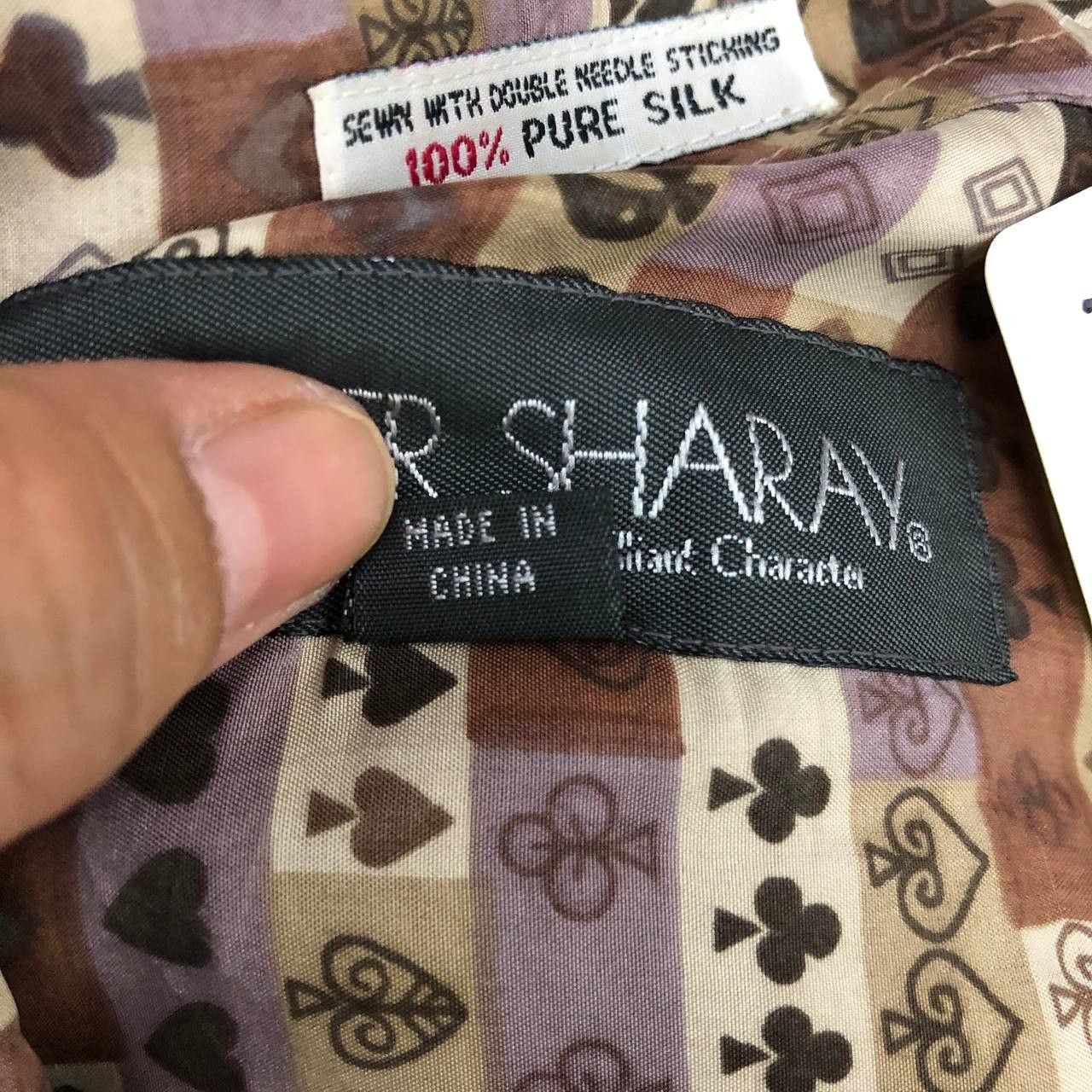 Japanese Brand T276 SILK HARVER SHARAY CASINO GAMBLE FULL PRINT SHIRTS Size US L / EU 52-54 / 3 - 8 Thumbnail