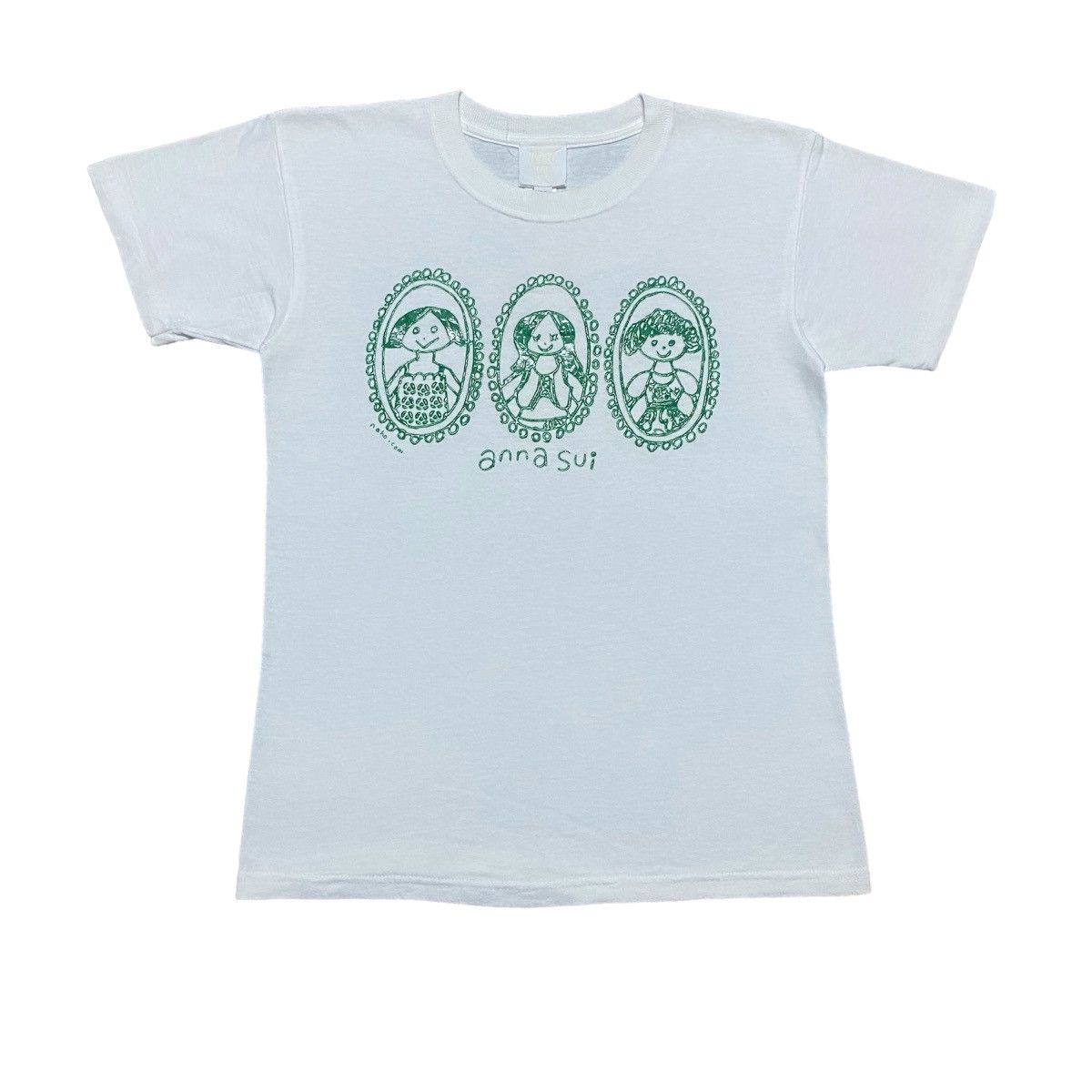 Japanese Brand × Vintage Rare‼️🔥Vintage Anna Sui Print Foam T-Shirt Size US XXS / EU 40 - 1 Thumbnail