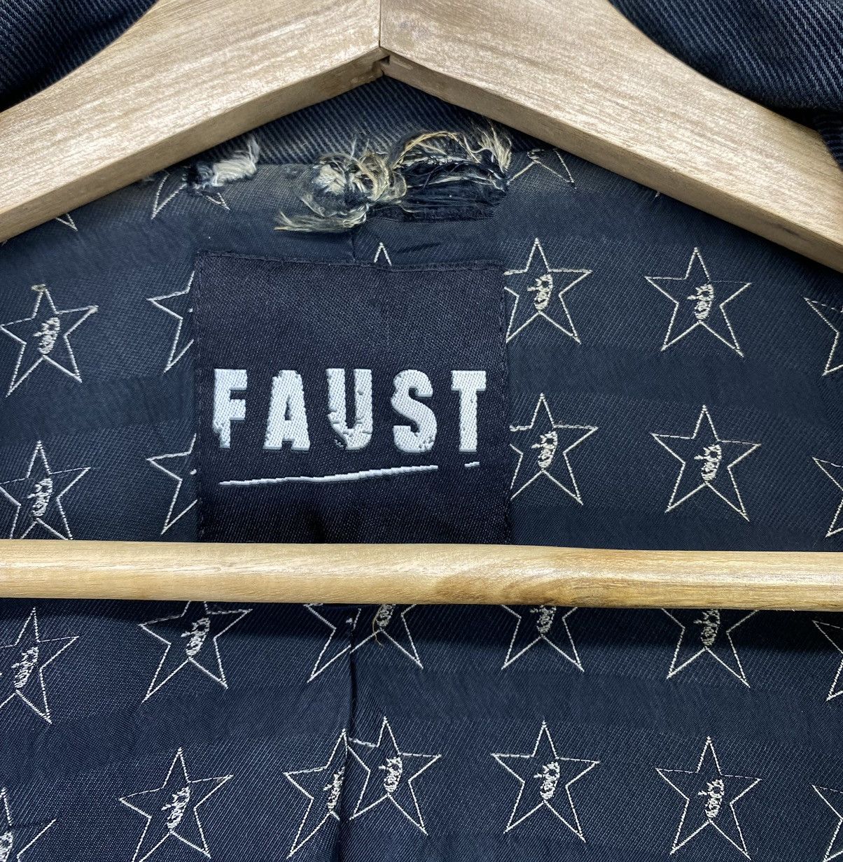 If Six Was Nine Vintage Faust Punk Style Denim Jacket Size S / US 4 / IT 40 - 13 Thumbnail