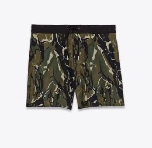 Saint Laurent Paris o1la1rc1a0825 619658 Camouflage Print Swim Shorts Multicolor Size US 36 / EU 52 - 1 Preview
