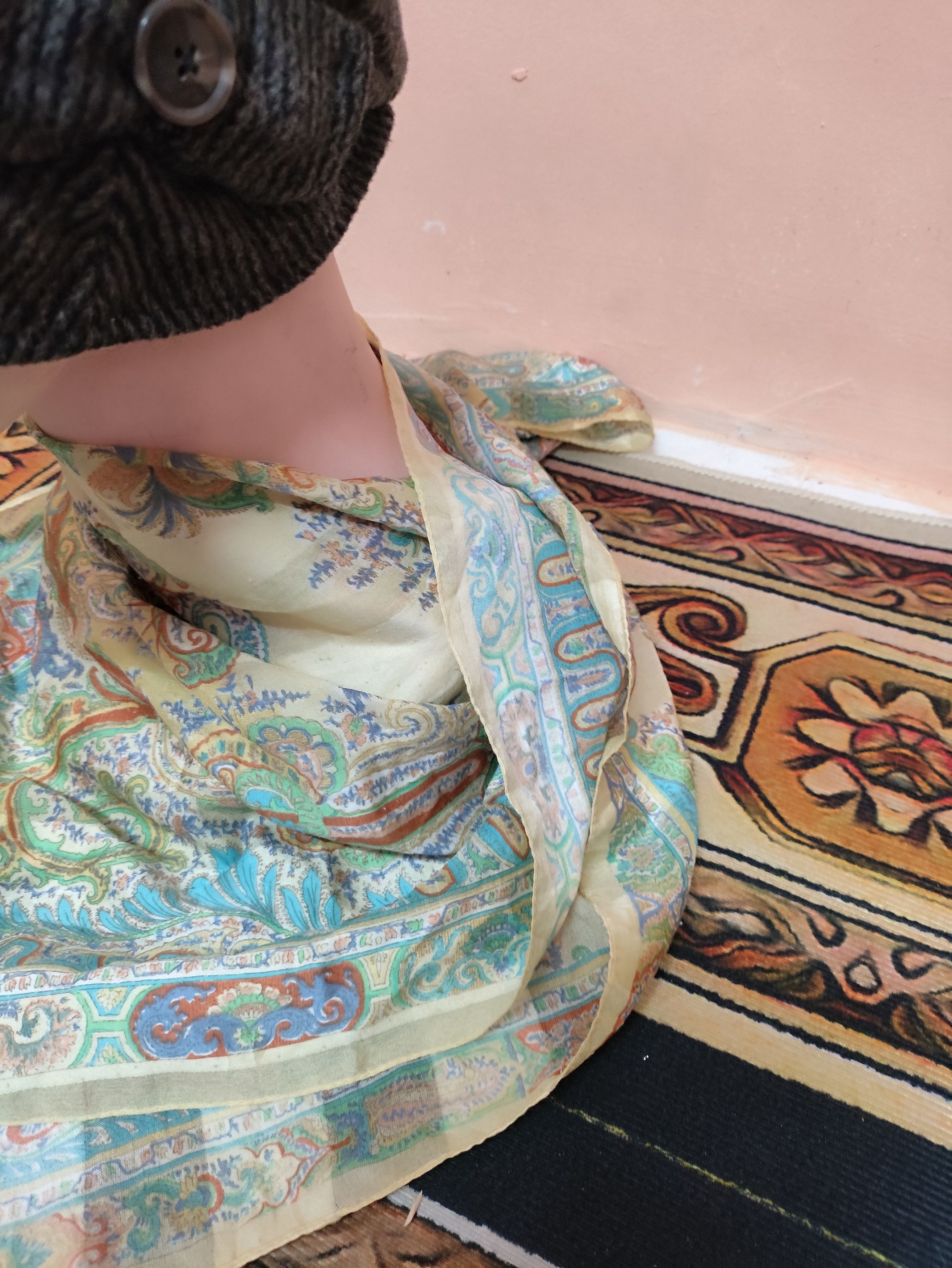 Japanese Brand × Vintage Art Scarves Neckerchief Vintage Stuff Size ONE SIZE - 3 Thumbnail