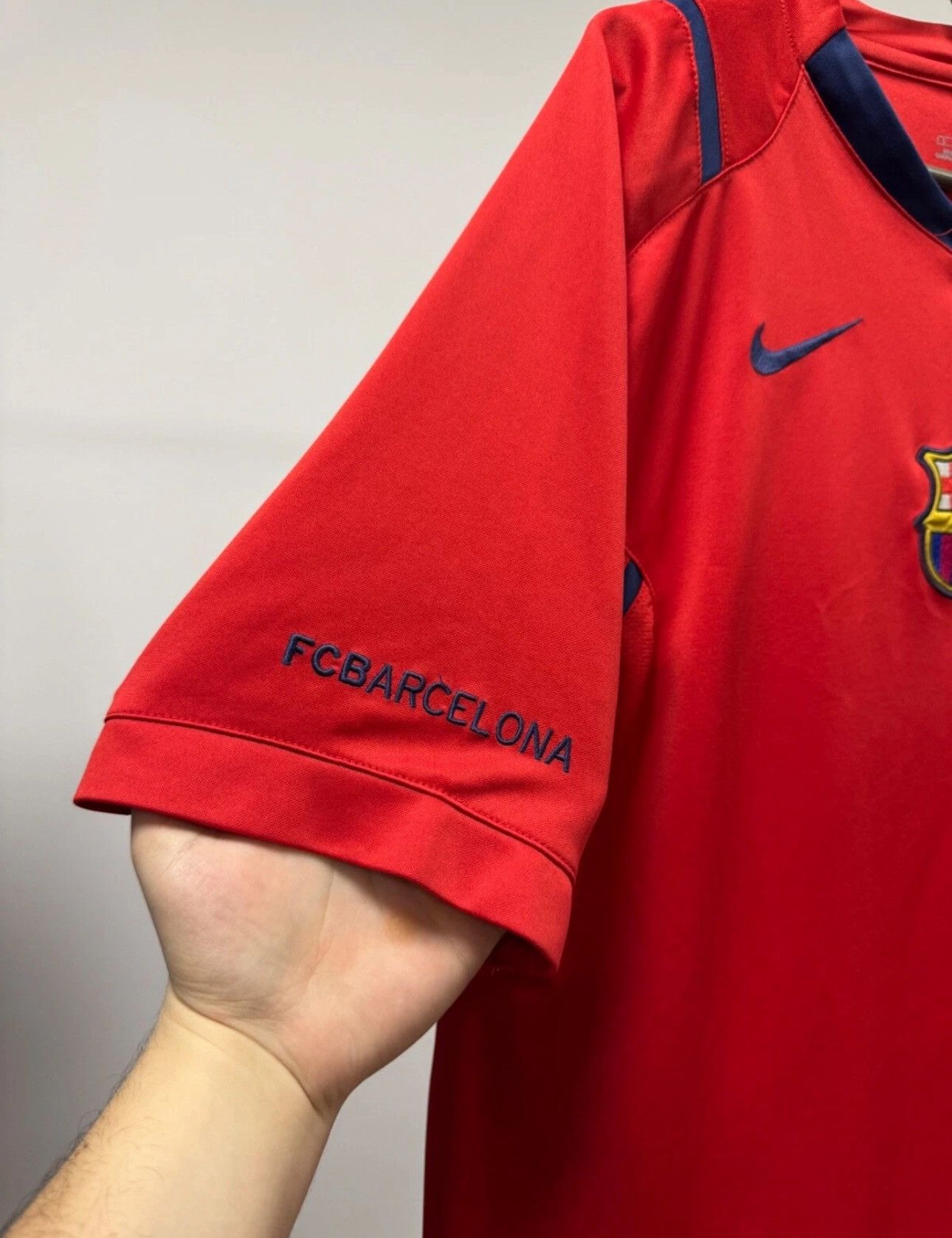Nike × Vintage NIKE FC BARCELONA 2006/2007 TRAINING FOOTBALL SHIRT JERSEY Size US L / EU 52-54 / 3 - 3 Thumbnail