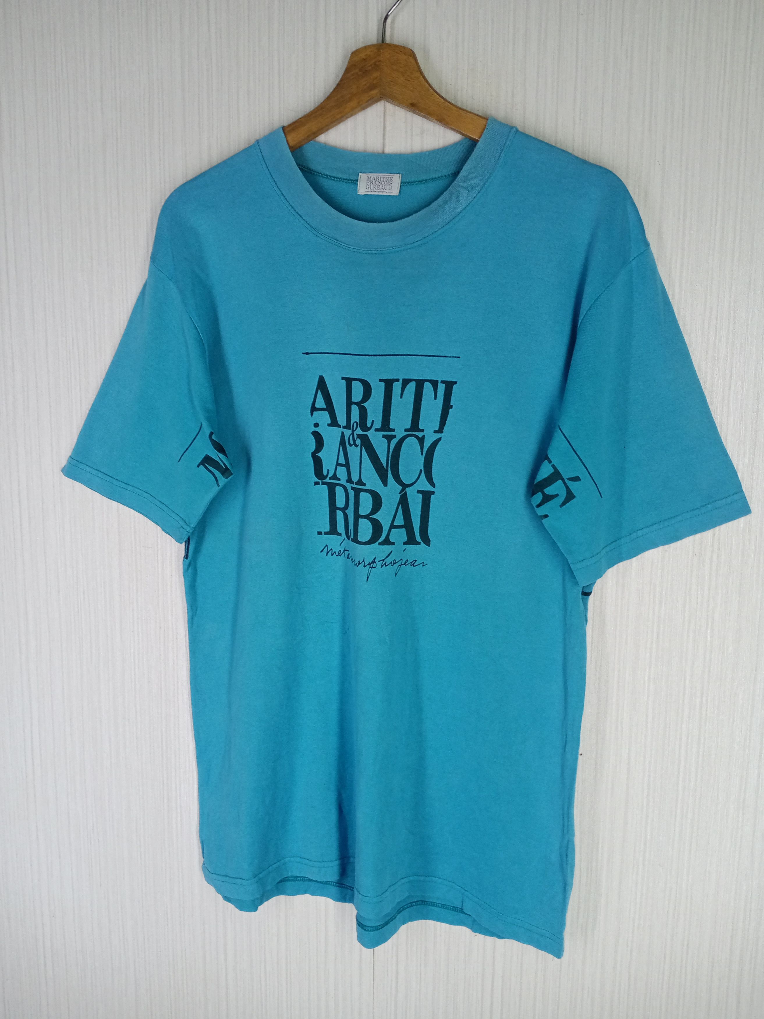 Marithe + Francois Girbaud Rare Vintage Marithe Francois Girbaud Big Logo Tshirt Size US M / EU 48-50 / 2 - 3 Thumbnail