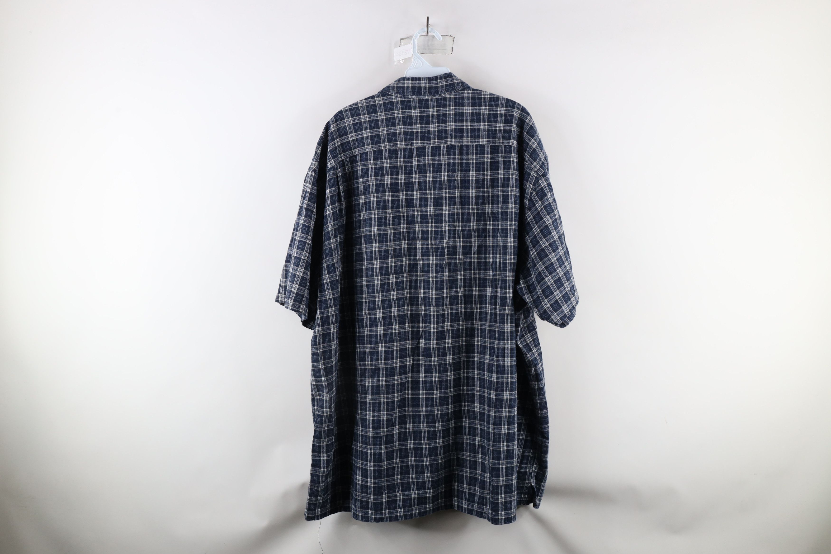 Gap × Vintage Vintage 90s Gap Fit Short Sleeve Collared Button Shirt Plaid Size US XL / EU 56 / 4 - 6 Thumbnail