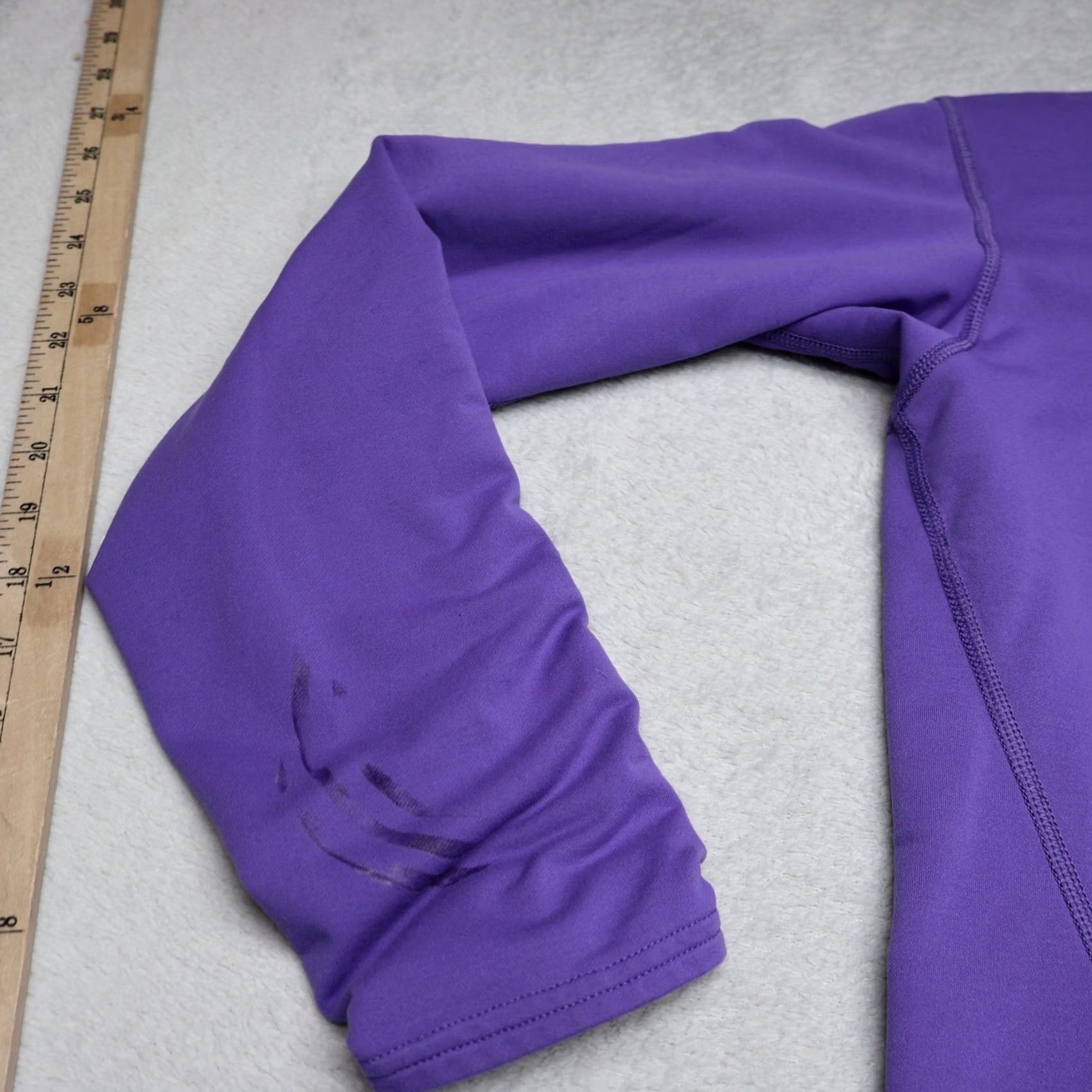 Patagonia Patagonia Pullover Womens Medium Purple 1/4 Zip Long Sleeve Mock Neck Athletic Hiking Casual Woven Nylon Polyester Spandex Daywear USA VTG Size M / US 6-8 / IT 42-44 - 3 Thumbnail