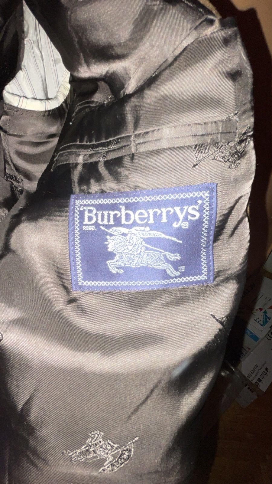 Burberry Vintage Burberrys Cashmere & Wool Blazer - Modena-S Model Size US M / EU 48-50 / 2 - 2 Thumbnail