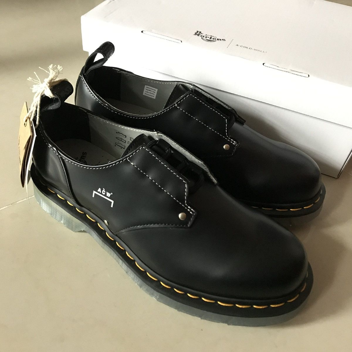 A-COLD-WALL* × Dr. Martens A-Cold-Wall* x Dr Martin Leather shoes Size US 8 / EU 41 - 2 Thumbnail