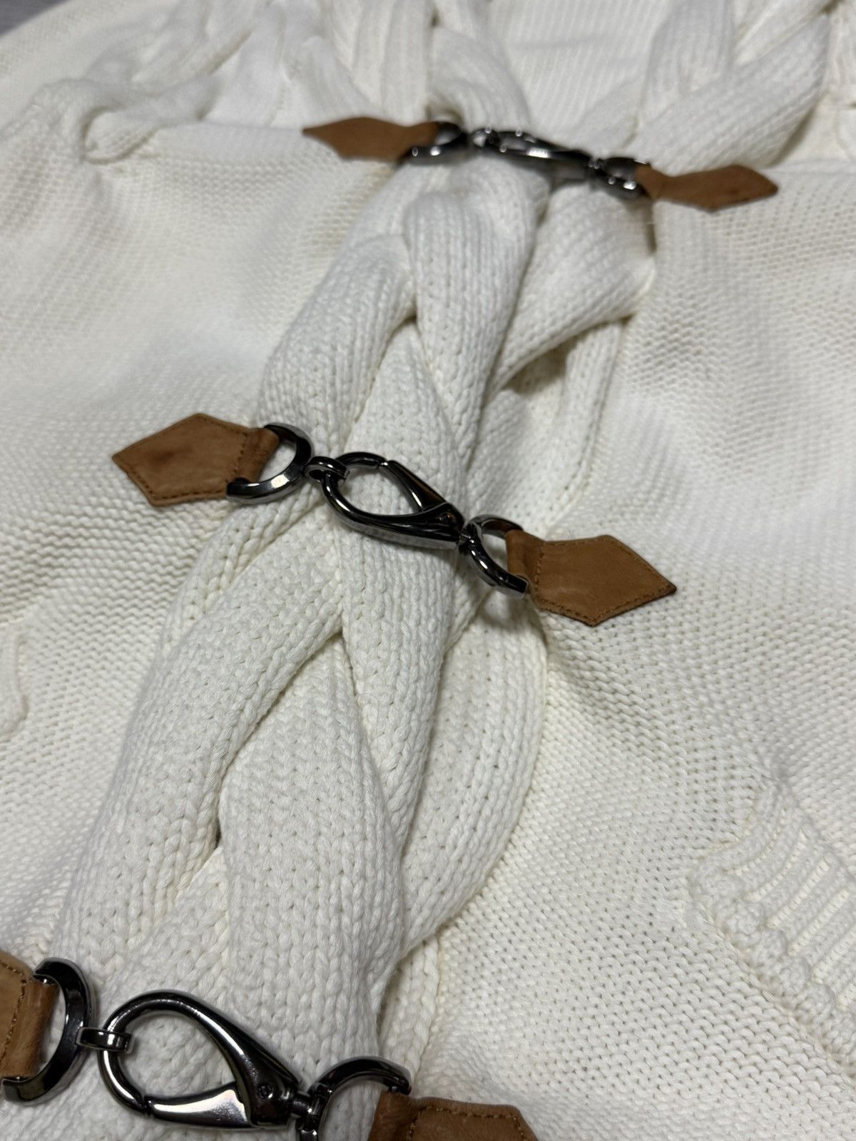 Alexander McQueen Alexander McQueen vintage RARE knitted woven cardigan Size US XL / EU 56 / 4 - 4 Thumbnail