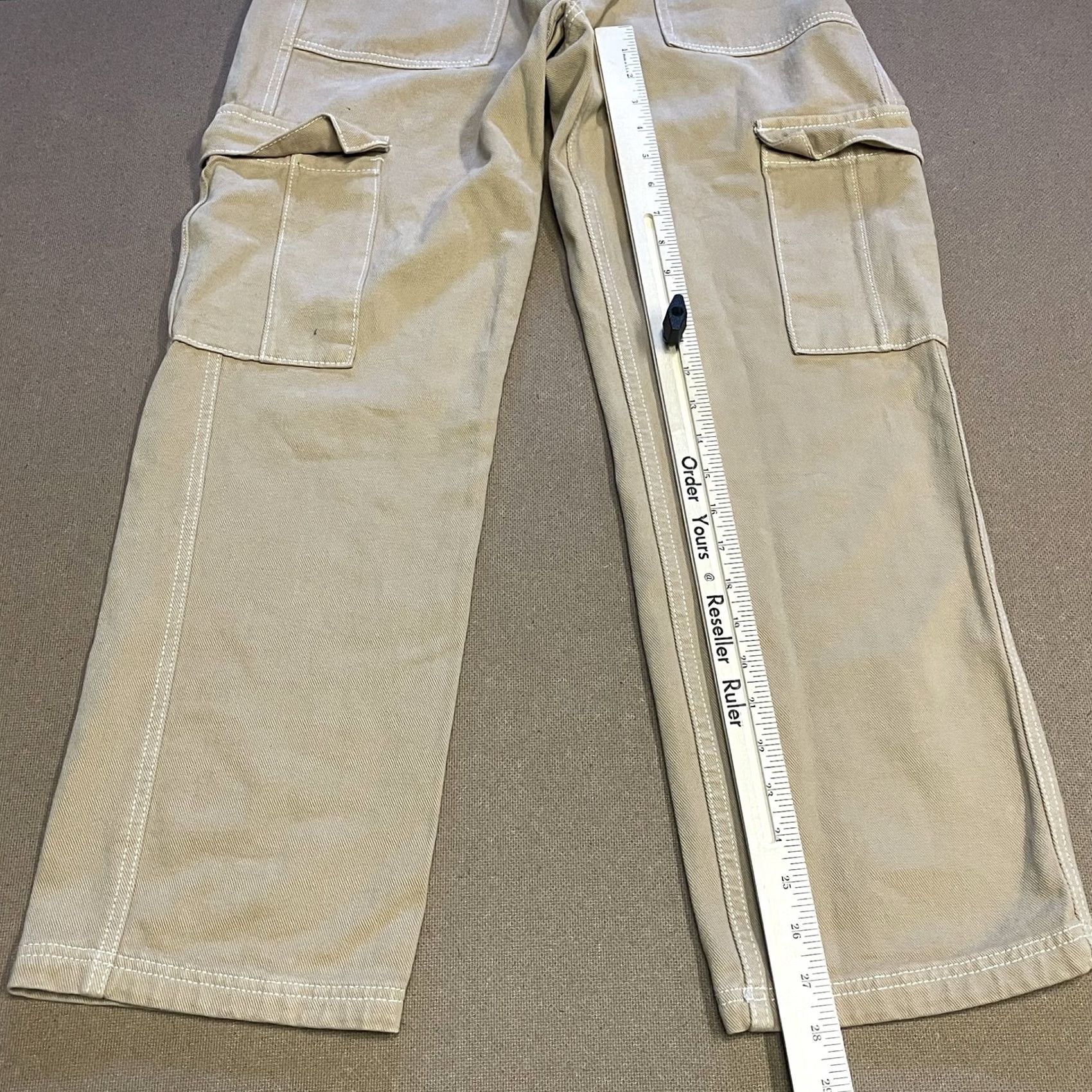 Pacsun Pacsun Cargo Pants Mens Small Khaki Tan Pockets Cotton Canvas Workwear Casual Pants Small Mens Beige Tan Cargo Pants Size US 29 - 5 Thumbnail