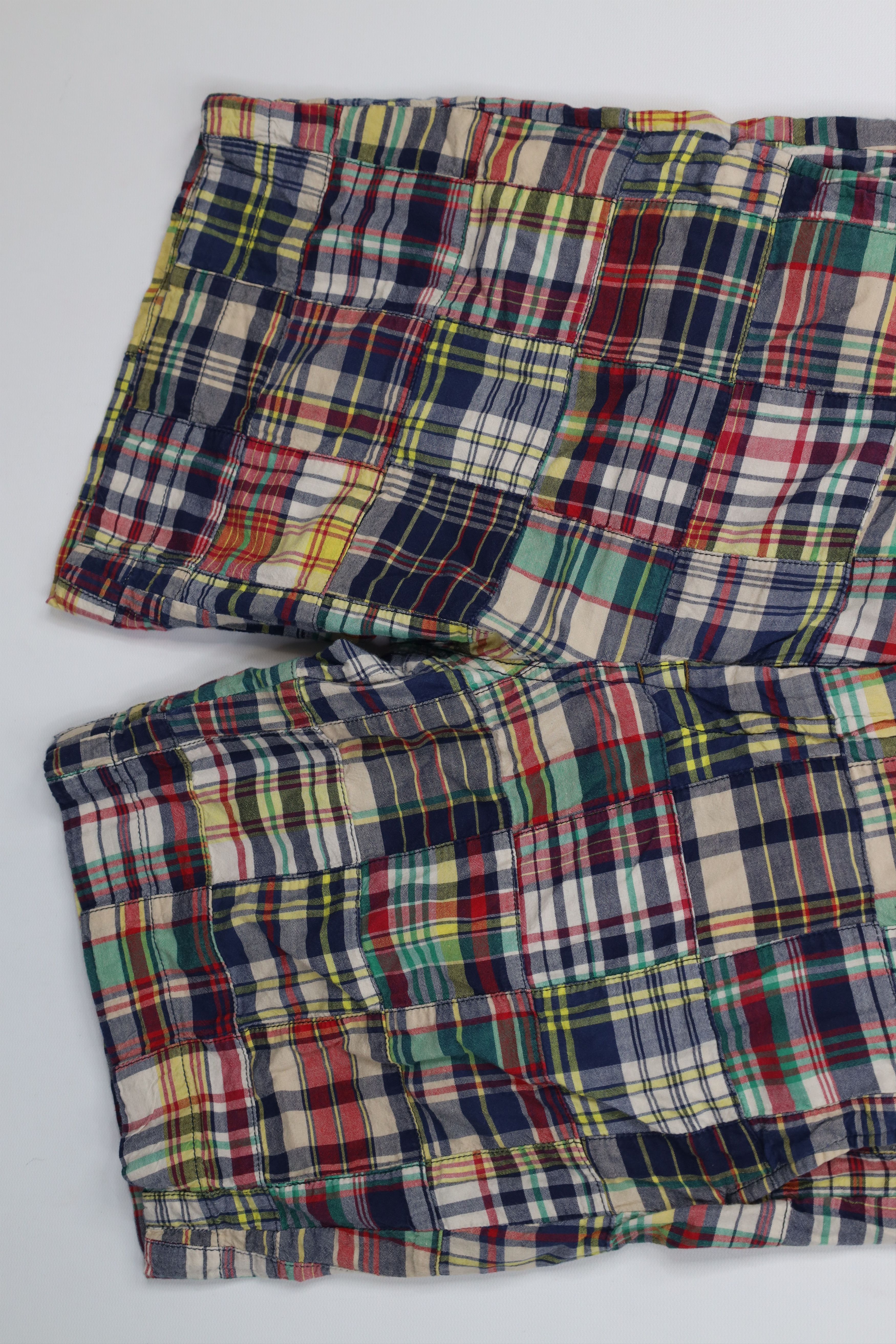 Ralph Lauren Vintage Y2K Ralph Lauren Patchwork Madras Plaid Chino Shorts Size US 32 / EU 48 - 4 Thumbnail