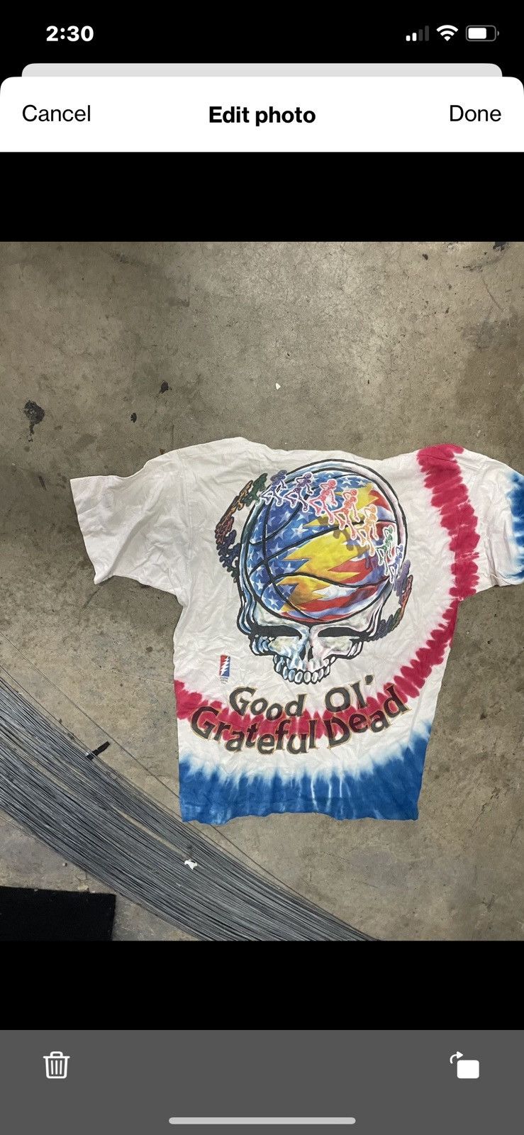 Liquid Blue Gratefuldead vintage 90 s' Size US XL / EU 56 / 4 - 5 Thumbnail