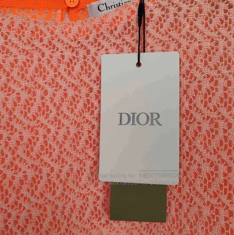 Dior Dior Orange Viscose Short. Size M / US 6-8 / IT 42-44 - 3 Thumbnail