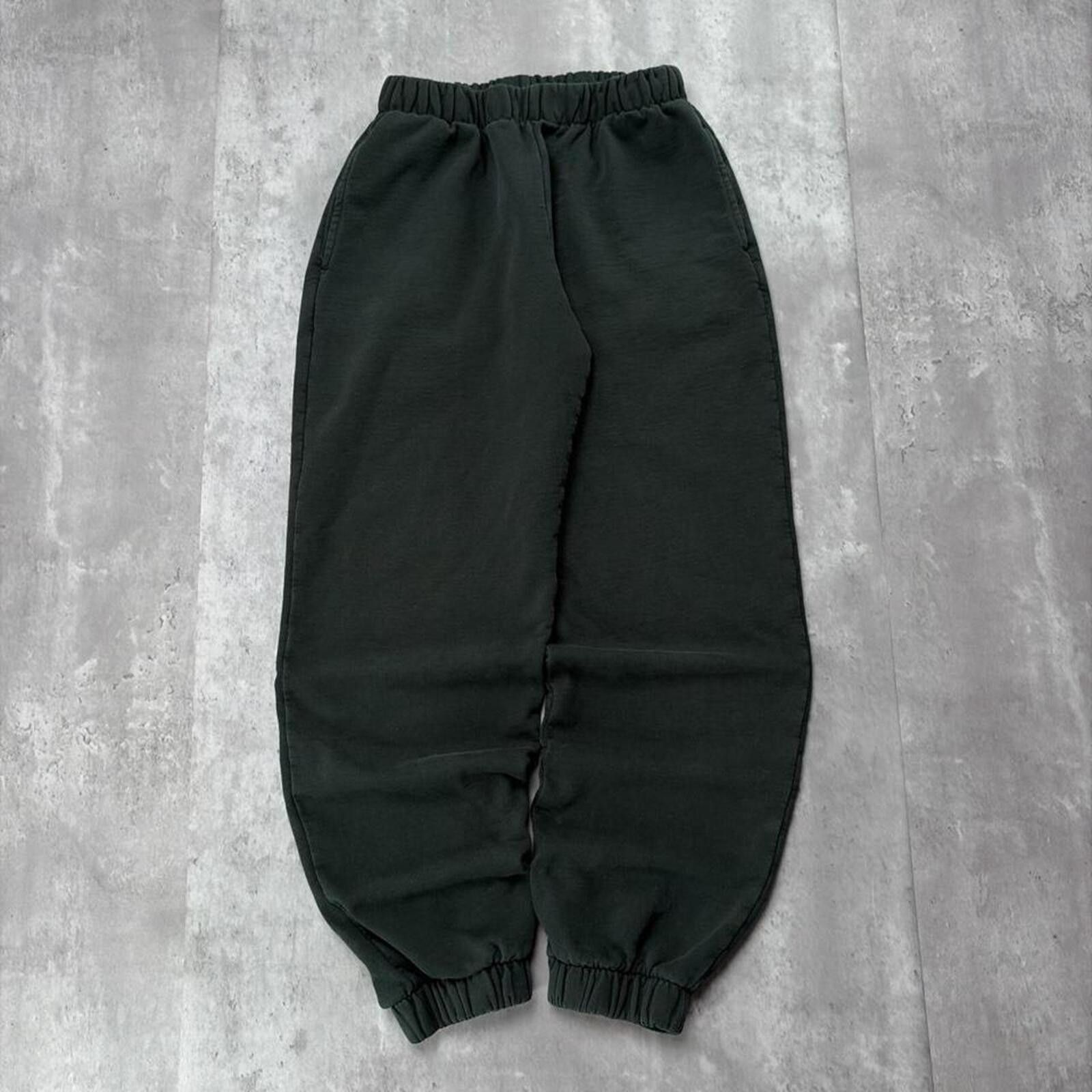 Other Y2K Green Brandy Melville Grunge Baggy Cuffed Sweatpants Size 30" / US 8 / IT 44 - 1 Thumbnail