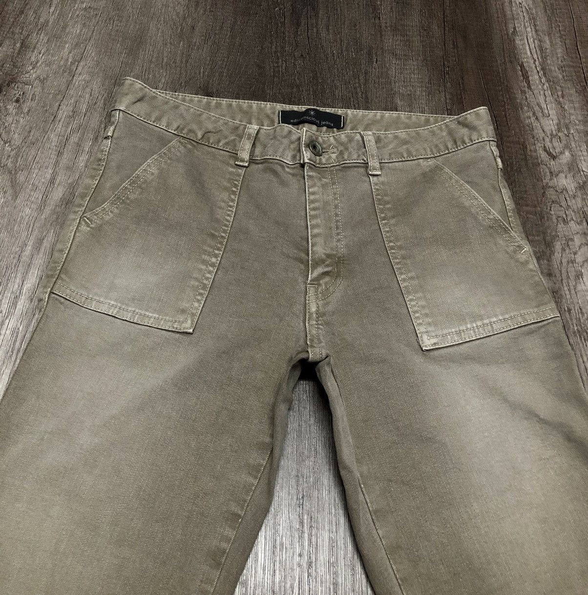 If Six Was Nine × Japanese Brand VINTAGE EDICONSCIOUS BUSH PANTS FLARE BOOTCUT JEANS Size US 30 / EU 46 - 6 Thumbnail