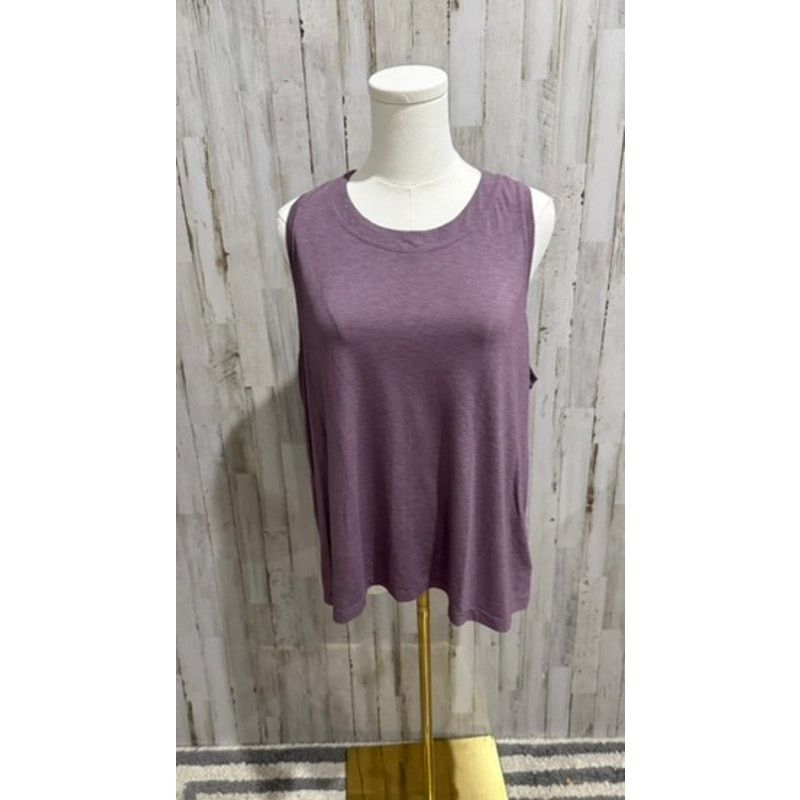 Athleta Athleta Tank Top Womens 1X Purple Sleeveless Scoop Neck Size XXL / US 16-18 / IT 52-54 - 2 Thumbnail