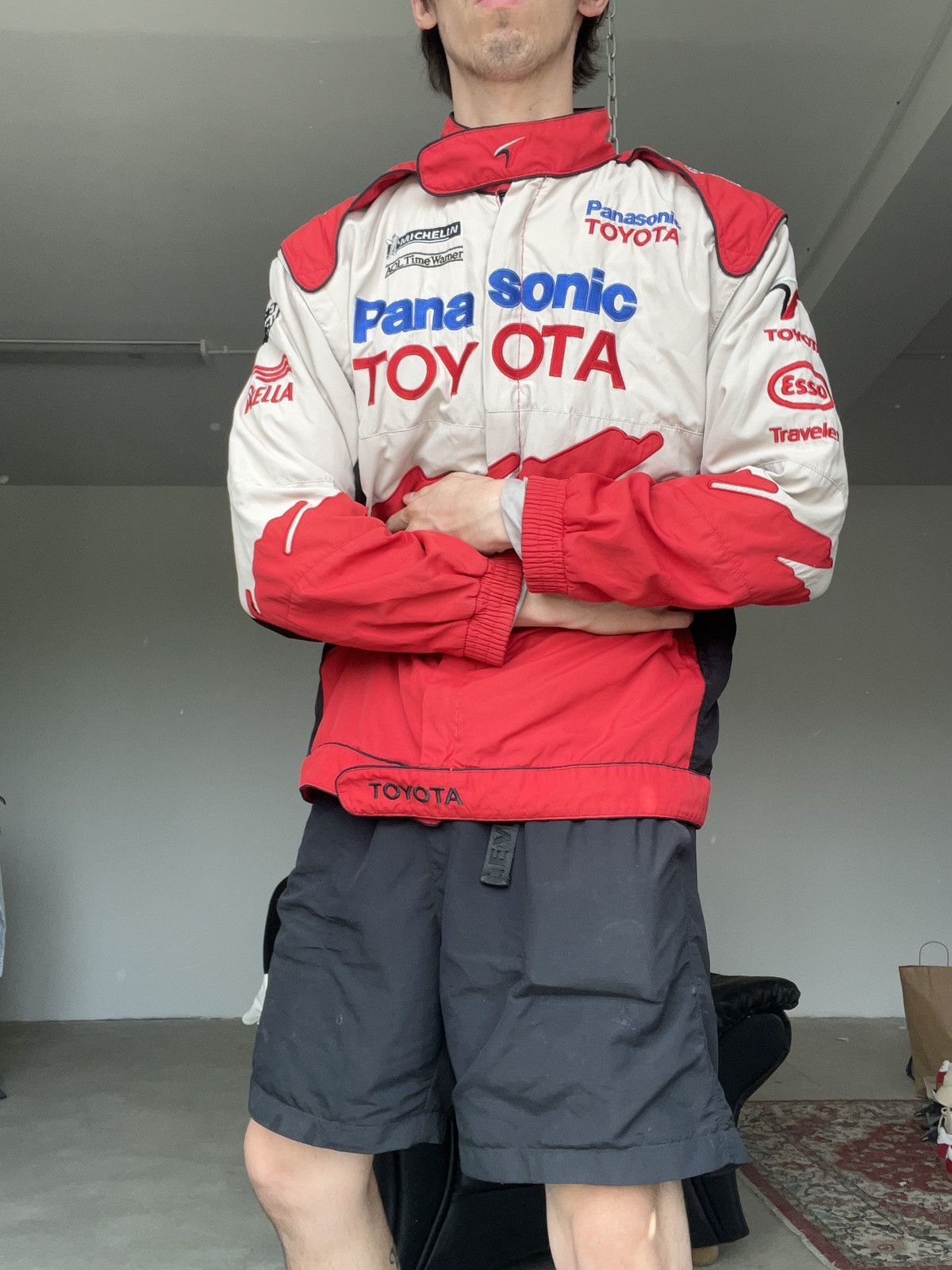 Vintage Vintage Racing jacket Tayota panasonic Michelin Size US L / EU 52-54 / 3 - 2 Thumbnail