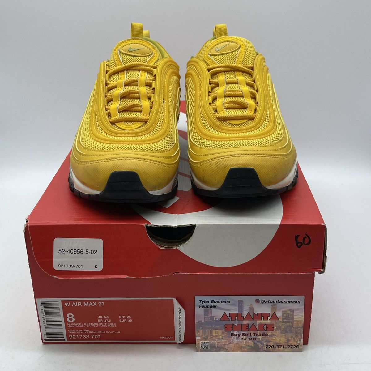 Nike Wmns air max 97 mustard Size US 8 / EU 41 - 2 Thumbnail