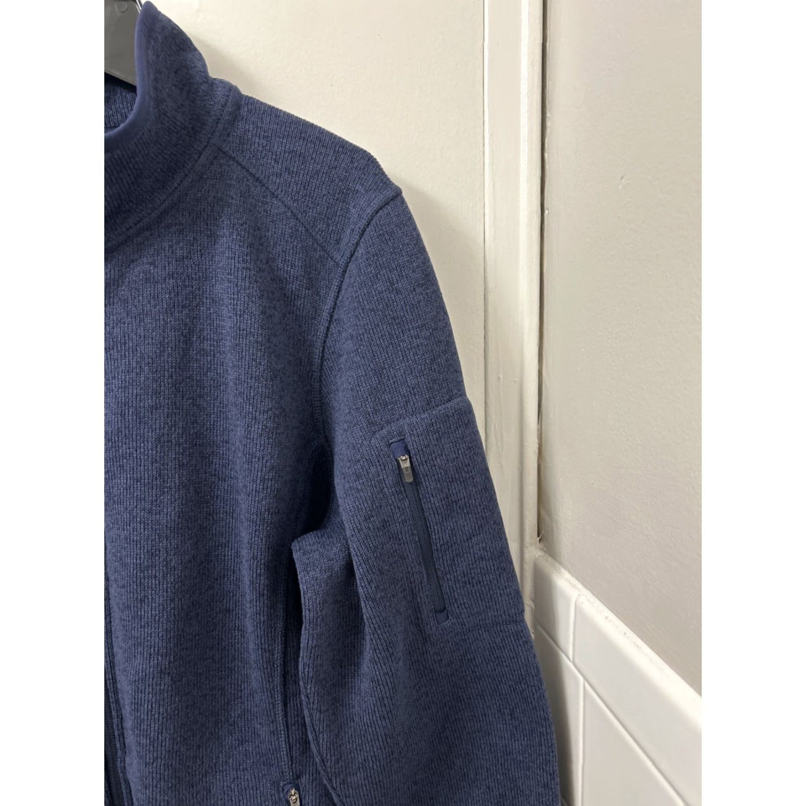 Vintage L.L. Bean Sweater Fleece Jacket Womens XL Navy Blue Full Zip Coat Logo 502383 Regular Jacket Outdoorsman Style Mens? Size XL / US 12-14 / IT 48-50 - 4 Thumbnail