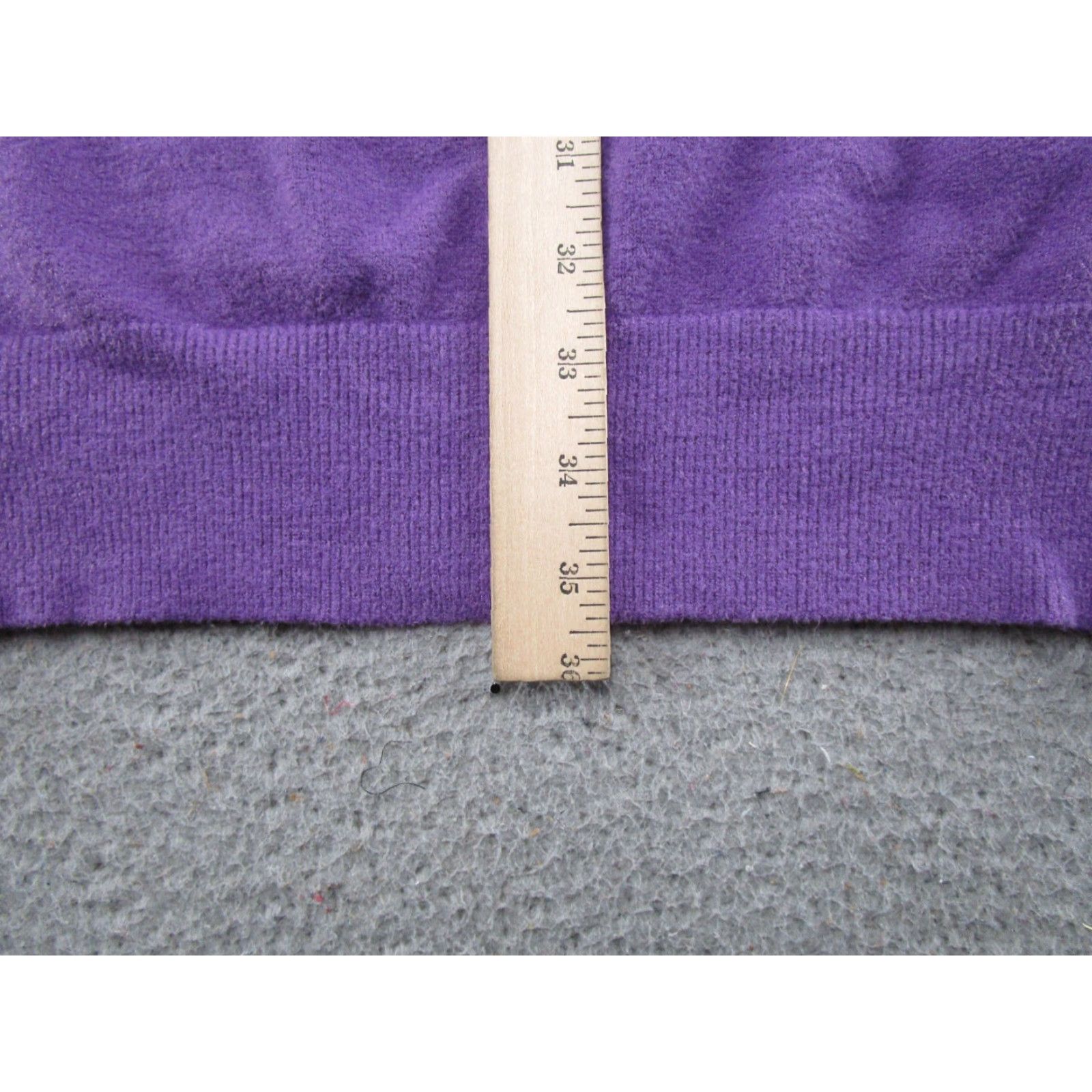 Vintage Exlura Knit Sweater Dress Purple Stretch Long Sleeve L Women's Casual Knit Dress Midi Size L / US 10 / IT 46 - 7 Thumbnail
