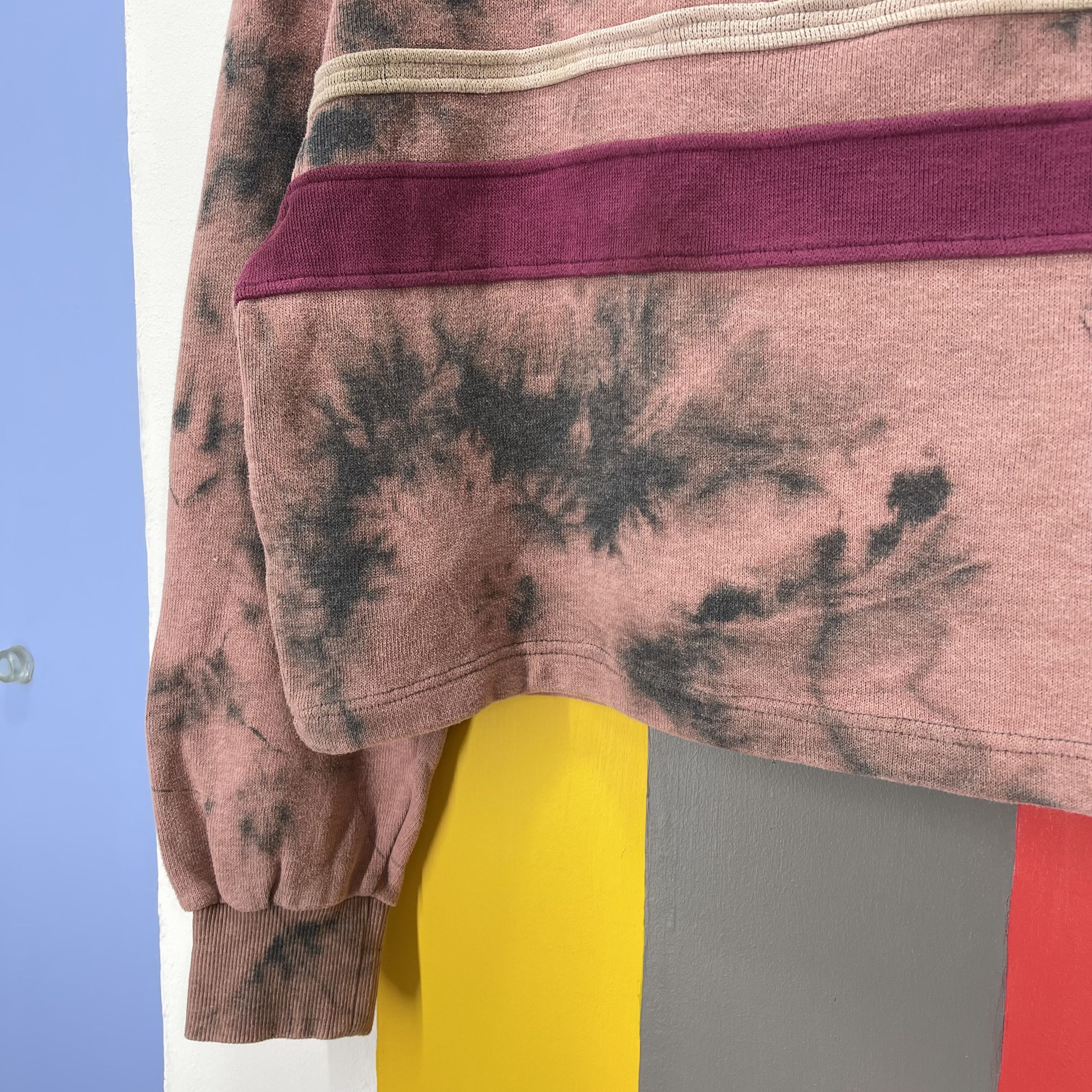 Mr. Junko MR JUNKO JUNKO KOSHINO Crop Sweatshirt Acid Wash #1267/AR Size S / US 4 / IT 40 - 4 Thumbnail