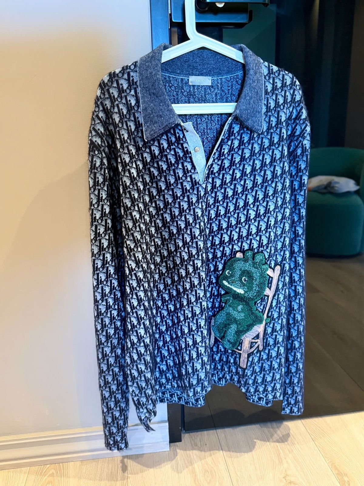 Dior Dior monogram polo Size US XL / EU 56 / 4 - 2 Thumbnail