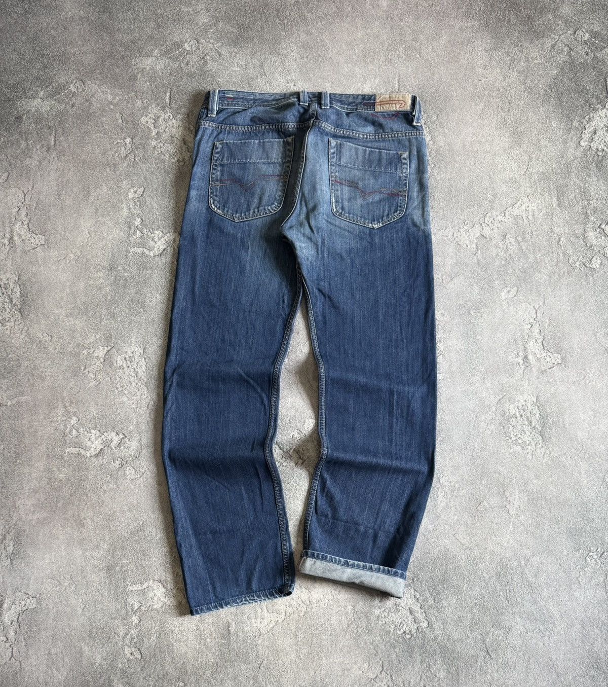 Diesel Diesel 36/34 Lugger denim baggy pants jeans trousers vintage Size US 36 / EU 52 - 1 Thumbnail
