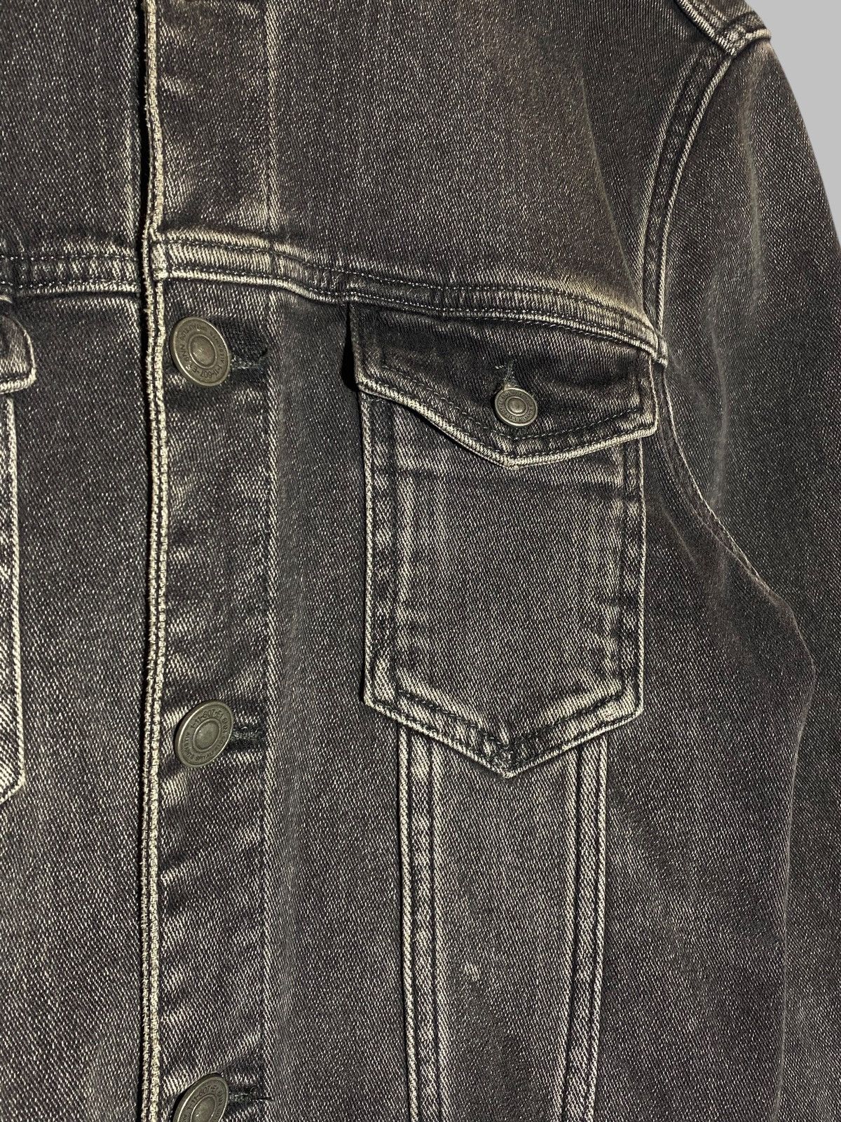 Allsaints All Saints Creagan Denim Jacket Suede Collar Size US S / EU 44-46 / 1 - 5 Thumbnail