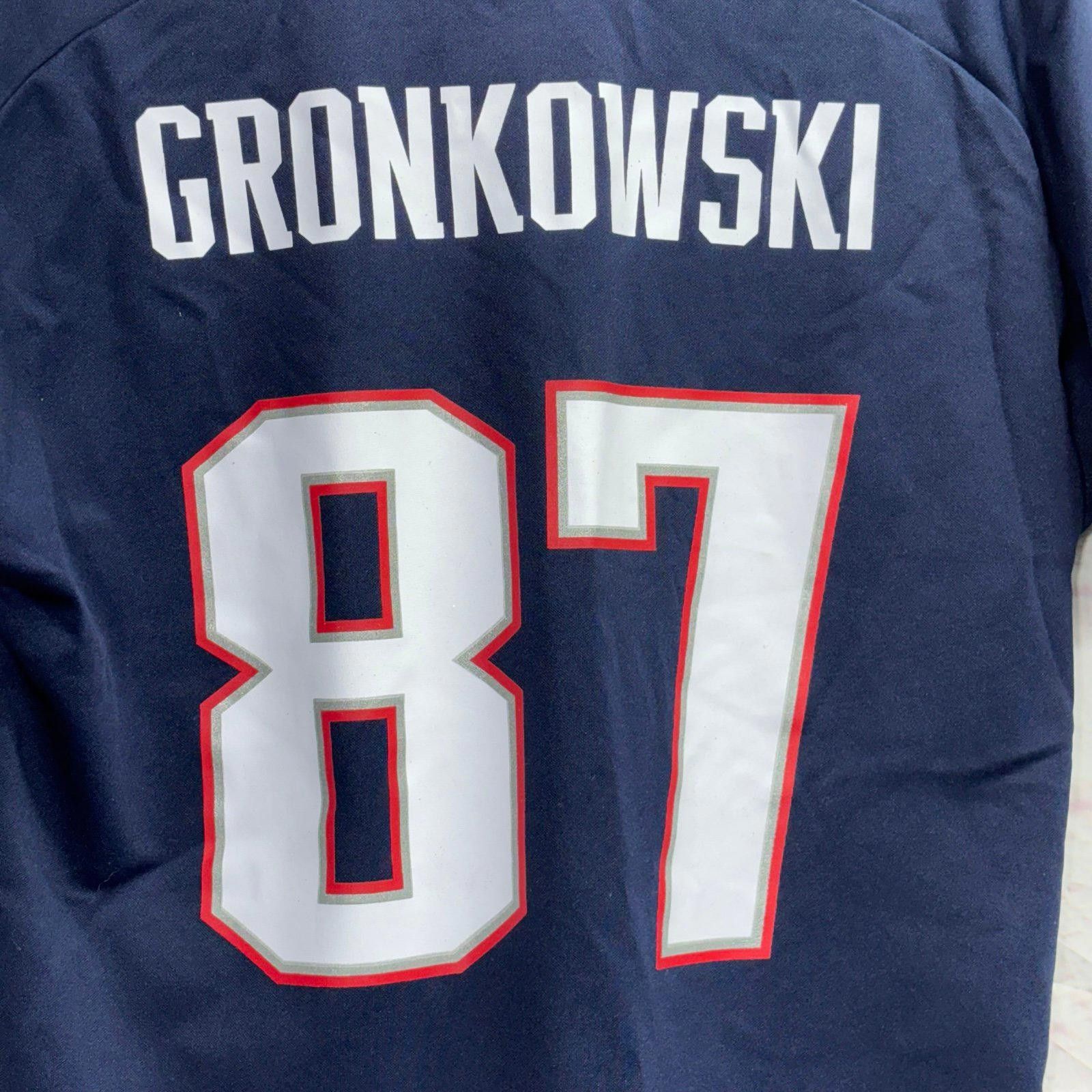 NFL NFL Boys Medium 10/12 Gronkowski Patriots Jersey Size US L / EU 52-54 / 3 - 7 Thumbnail