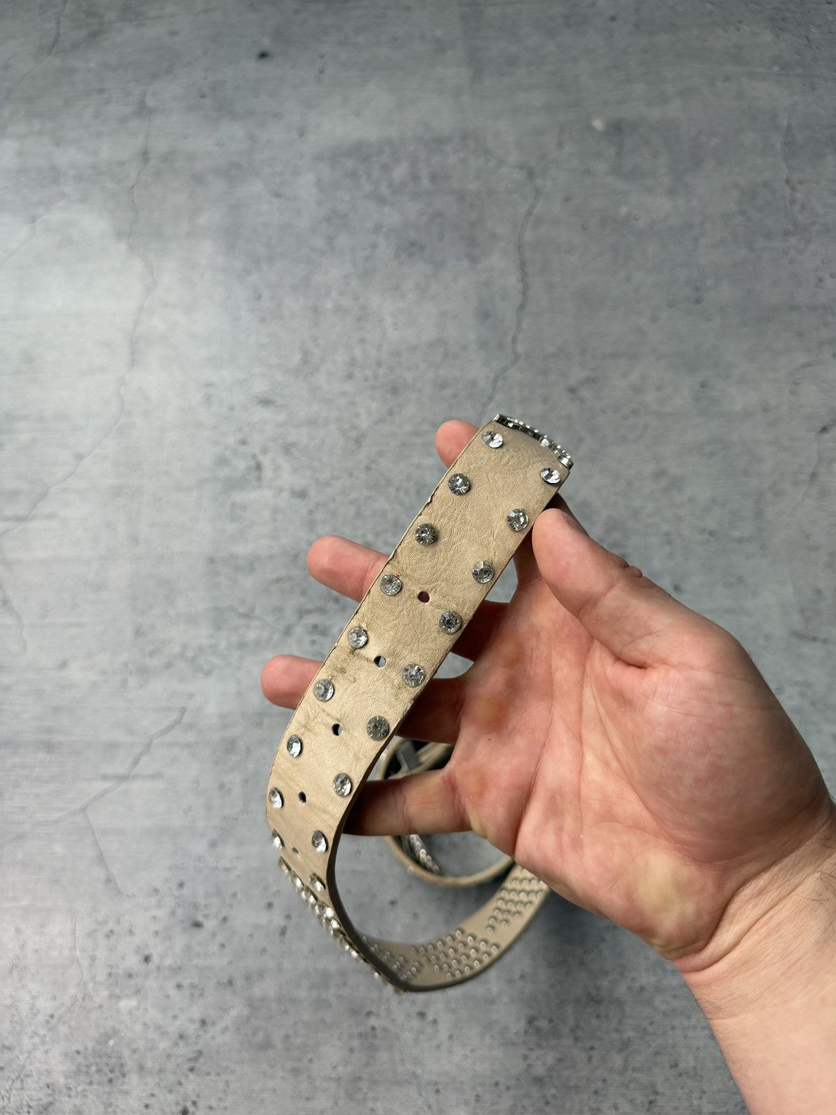Japanese Brand 00’s NUMBER NINE STYLE LEATHER RARE Y2K BELT VINTAGE Size ONE SIZE - 6 Thumbnail