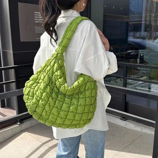 Japanese Brand × Vintage Quilted Padded Crossbody Bag for Women Size ONE SIZE - 2 Thumbnail
