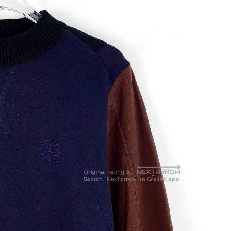 Loewe Loewe Multicolor Logo Embroidered Cotton Knit Sweater Size S / US 4 / IT 40 - 3 Thumbnail