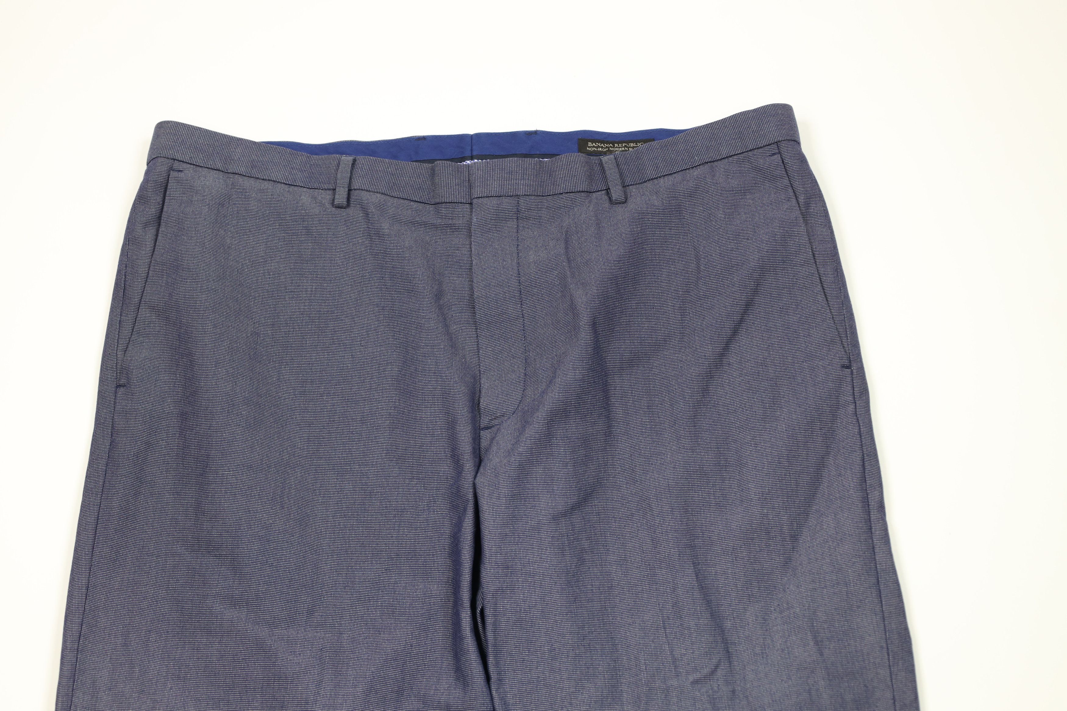Banana Republic Banana Republic Modern Slim Fit Chinos Pants Trousers Blue Size US 38 / EU 54 - 2 Thumbnail