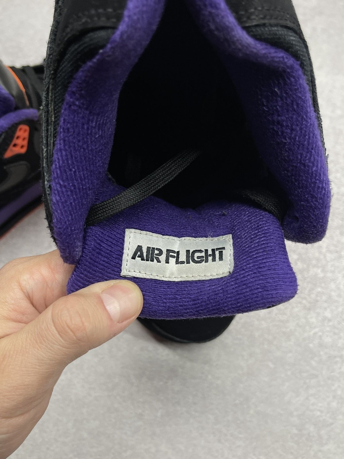 Nike Nike Air Flight 89 Court Purple Black Sneakers Basketball Size US 10 / EU 43 - 13 Thumbnail