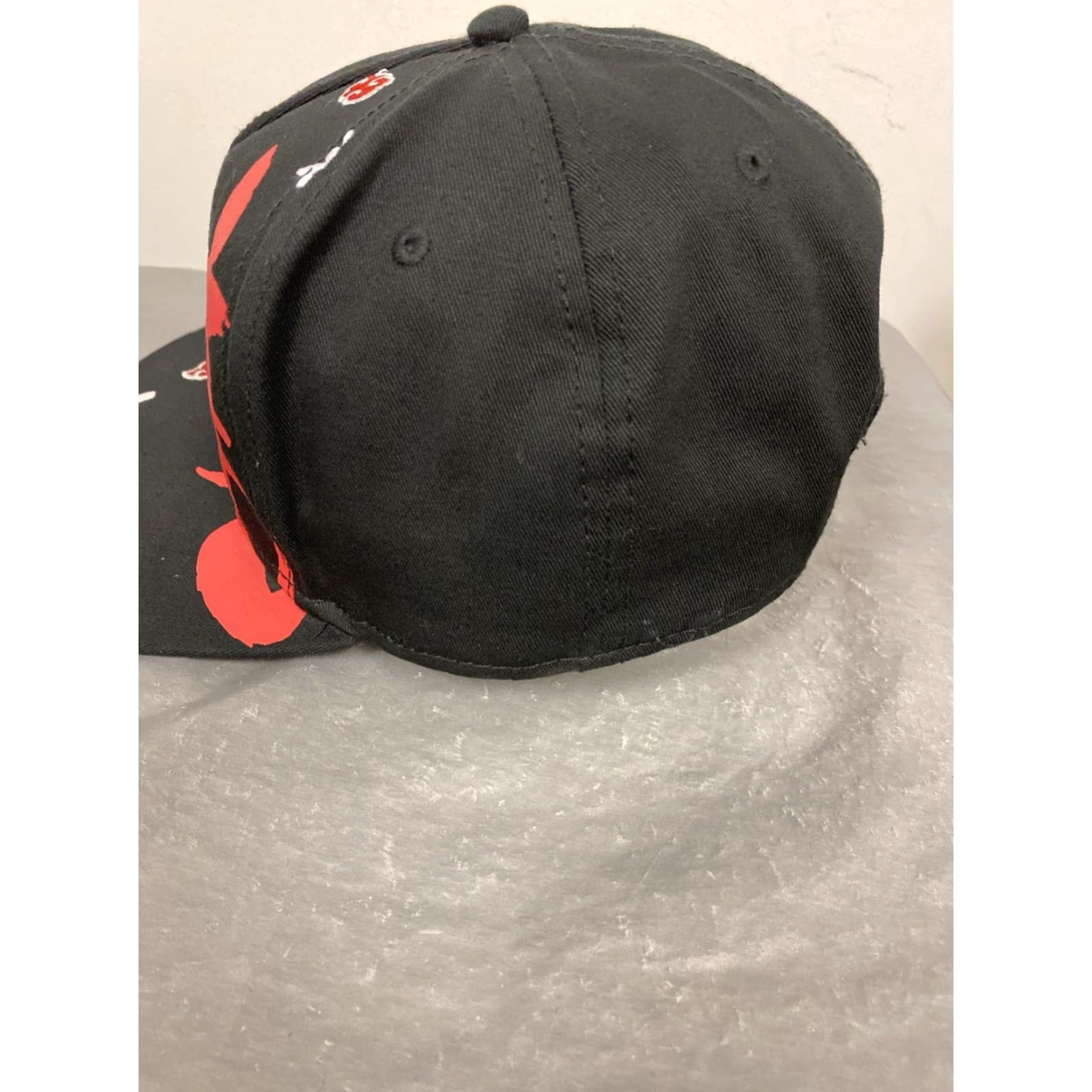 Vintage VINTAGE Naruto Shippuden Akatsuki Kanji Hat Snapback Men Women Adjustable Cotton Anime Casual Size ONE SIZE - 6 Thumbnail