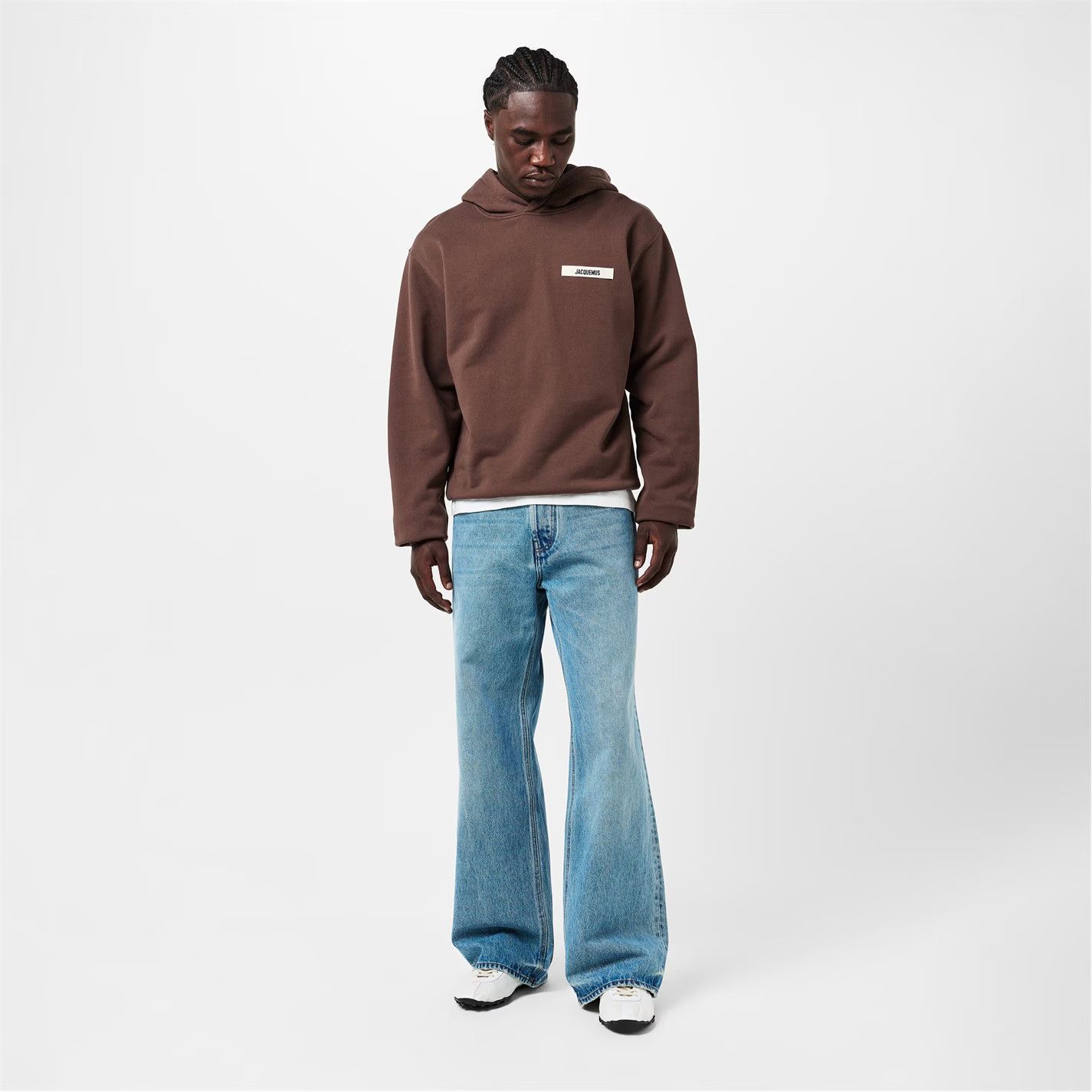 Jacquemus o1g2r1mq0426 Gros Grain Hoodie in Brown Size US XL / EU 56 / 4 - 6 Thumbnail