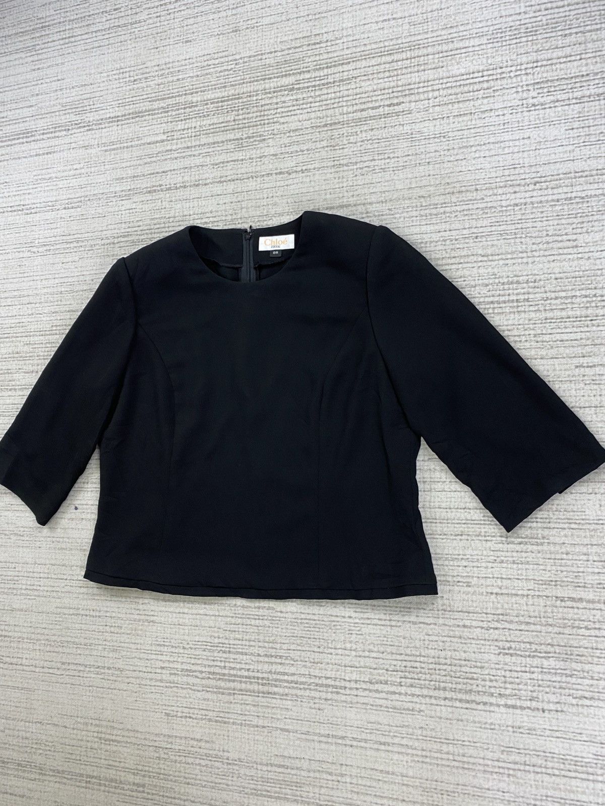 Chloe × Vintage Vintage Chloe Cropped Blouse Size M / US 6-8 / IT 42-44 - 4 Thumbnail