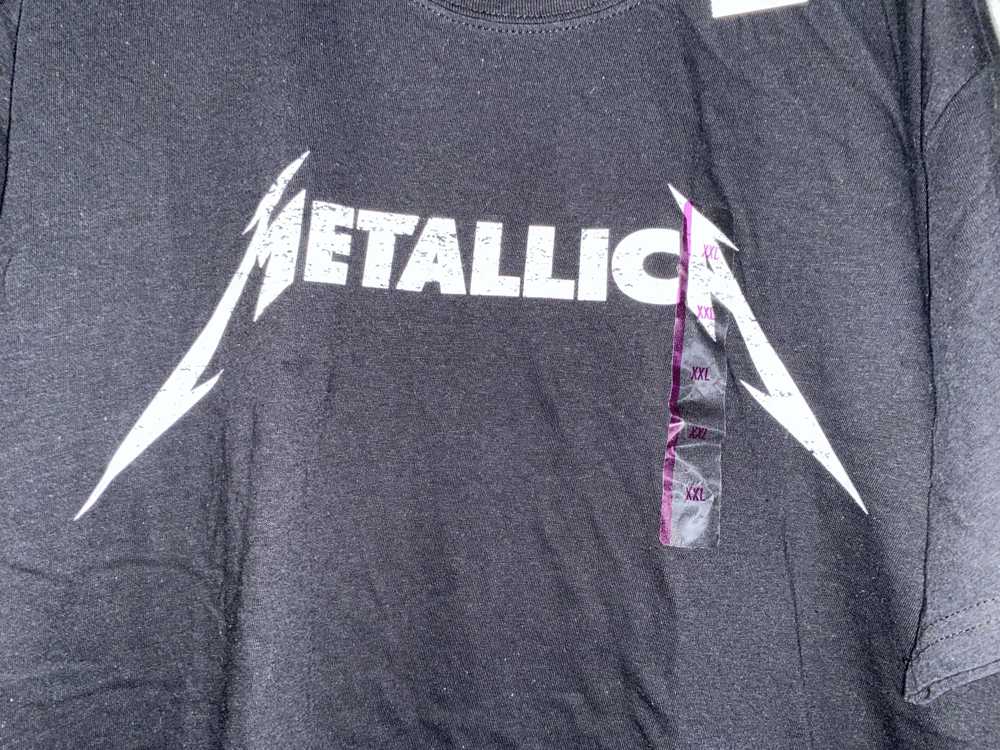 Band Tees × Metallica METALLICA Classic Logo tee T shirt 2XL Blackout Merch XXL us Size US XXL / EU 58 / 5 - 2 Thumbnail