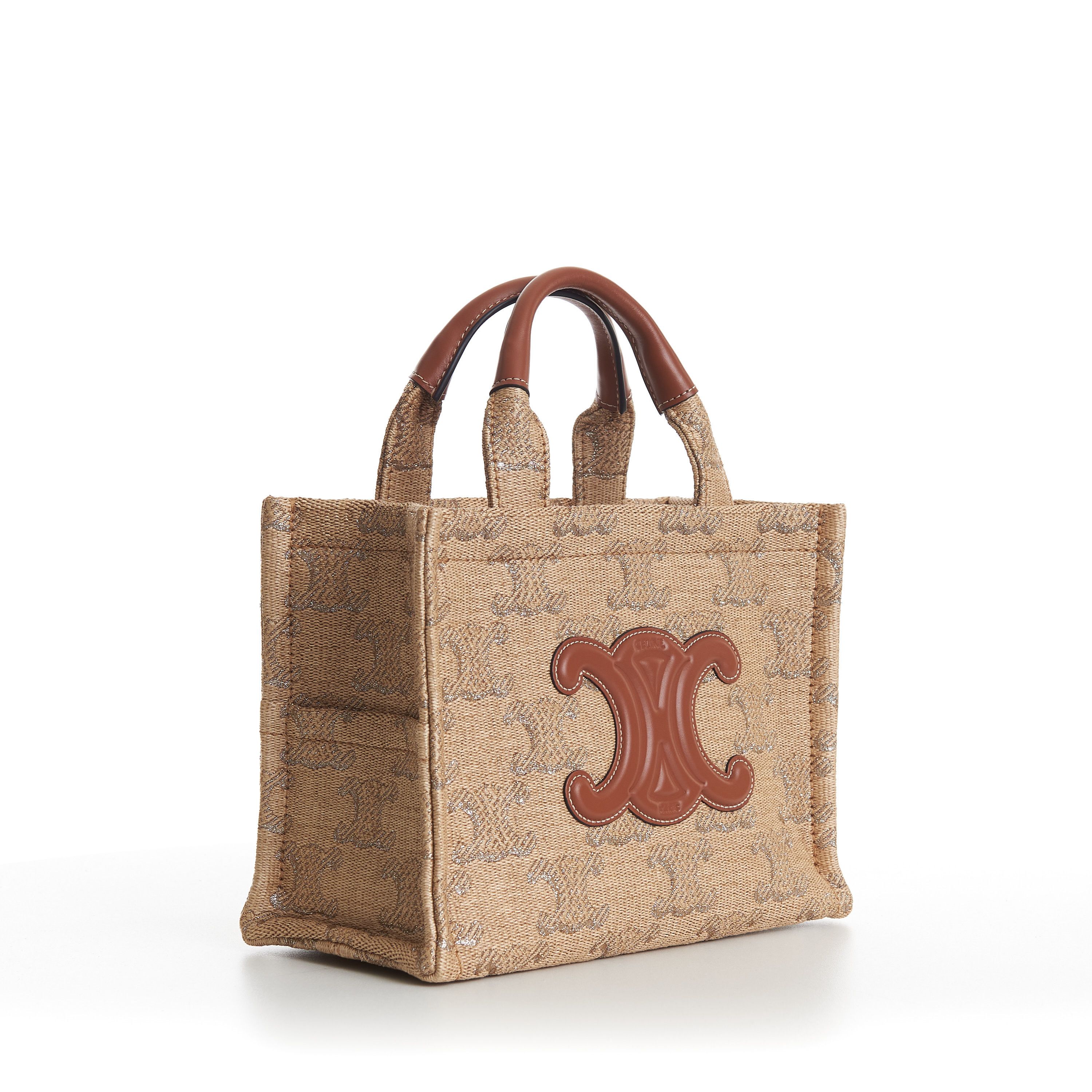 Celine Small Cabas Thais In Raffia Effect Textile Size ONE SIZE - 11 Thumbnail