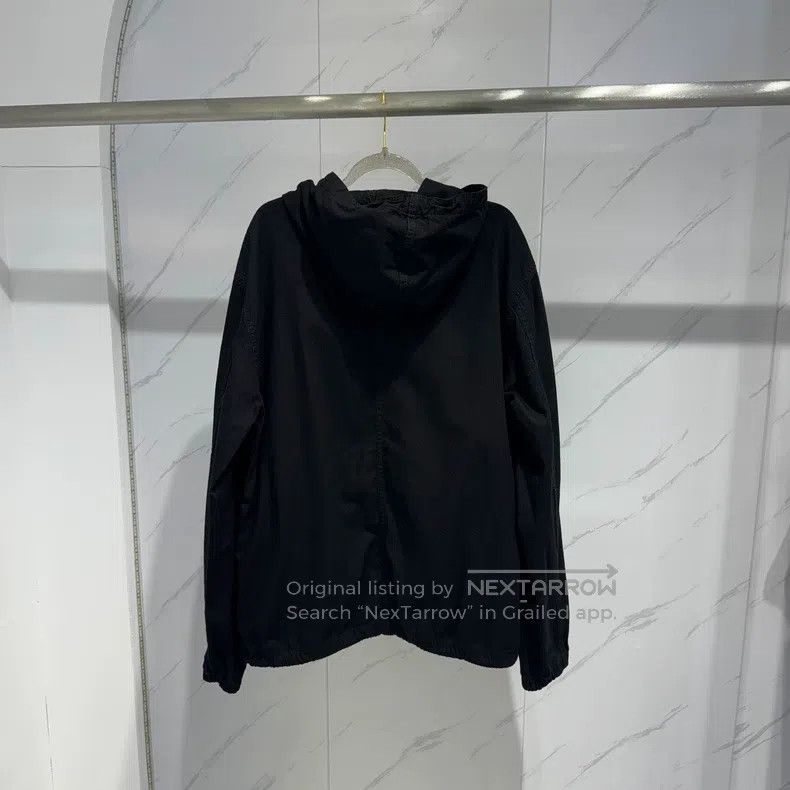 Givenchy Givenchy Black Labeled Logo Semi-zip Windbreaker Size US M / EU 48-50 / 2 - 2 Thumbnail