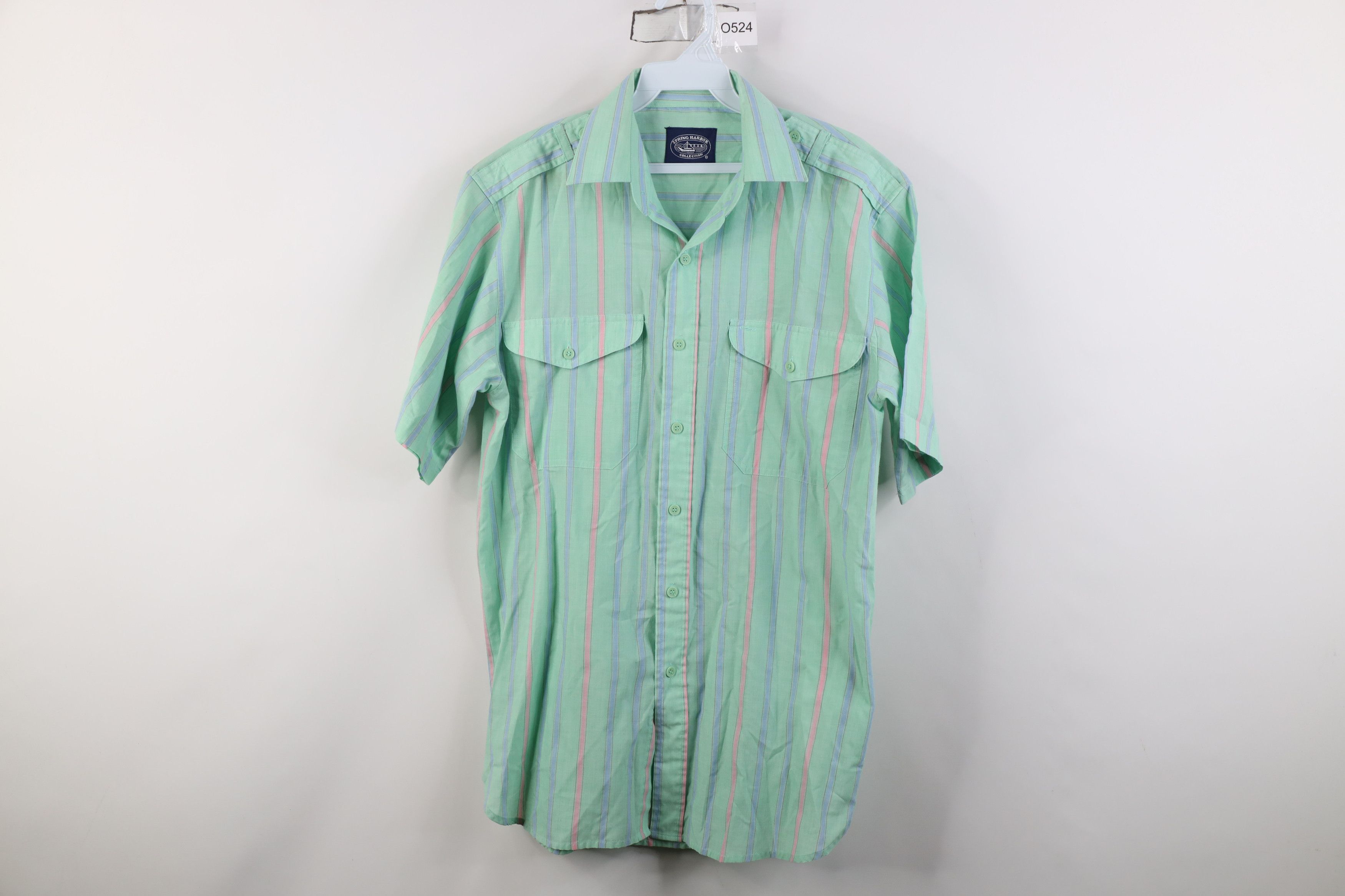 Vintage Vintage 90s Streetwear Safari Bush Short Sleeve Button Shirt Size US M / EU 48-50 / 2 - 1 Thumbnail