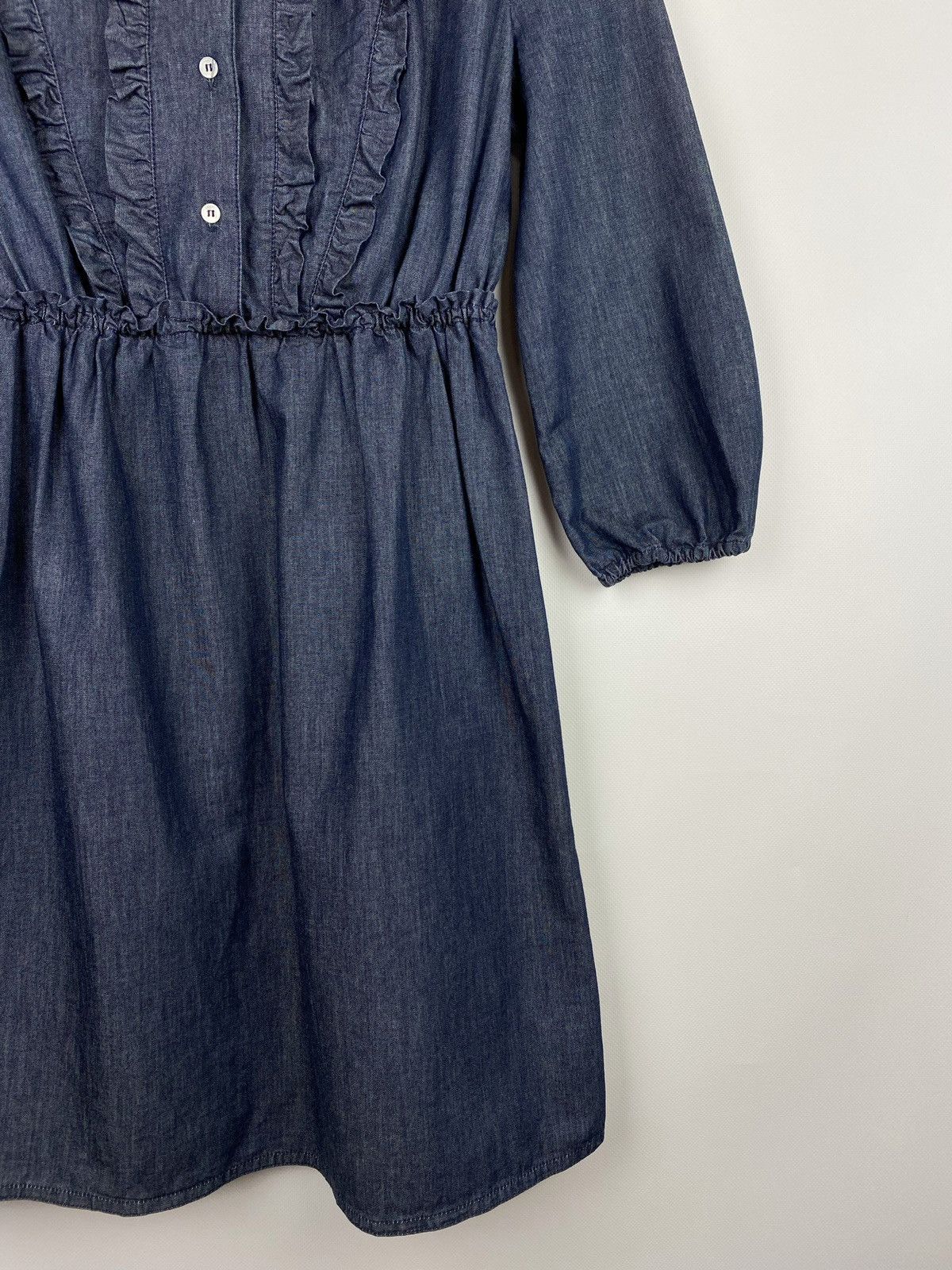 Miu Miu Miu Miu ladies long sleeve denim shirt dress size 40 blue Size S / US 4 / IT 40 - 11 Thumbnail