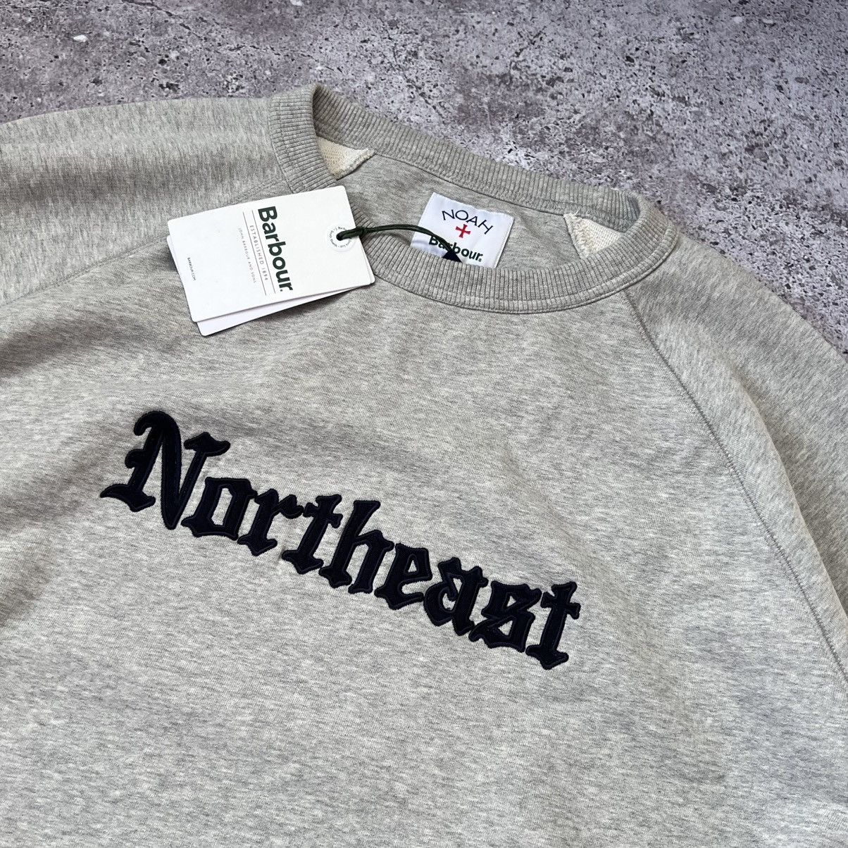 Barbour × Noah Barbour x Noah NYC Northeast Crewneck Grey New 3XL Size US XXL / EU 58 / 5 - 3 Thumbnail