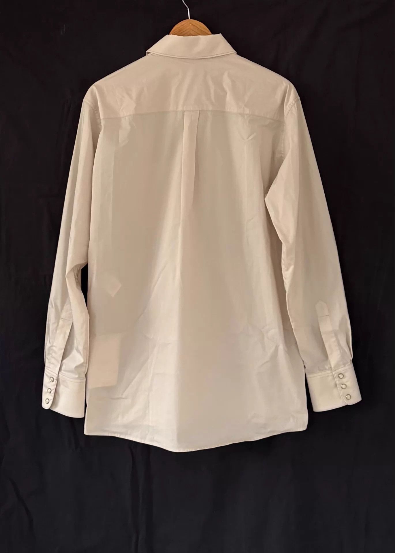 Lemaire Lemaire 22ss Men's Beige Western Shirt Size US S / EU 44-46 / 1 - 2 Thumbnail