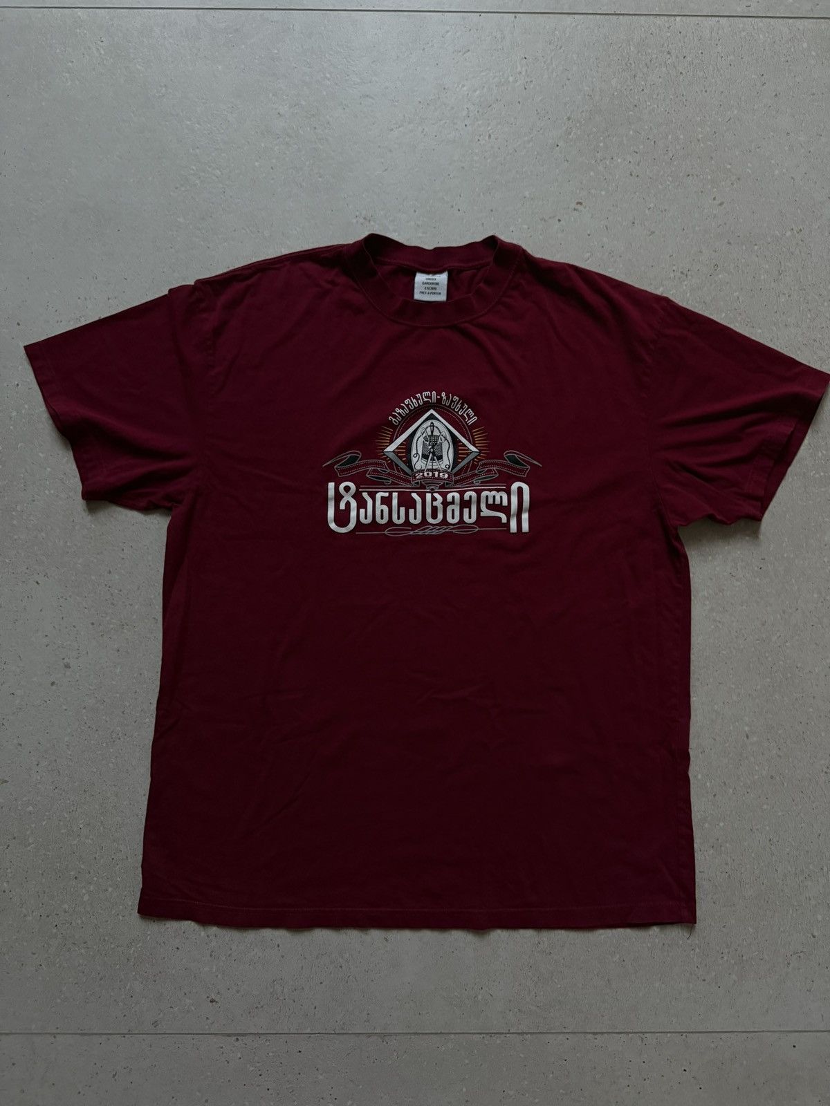 Vetements VETEMENTS S/S19 SECRET SOCIETY RED T SHIRT Size US L / EU 52-54 / 3 - 1 Thumbnail