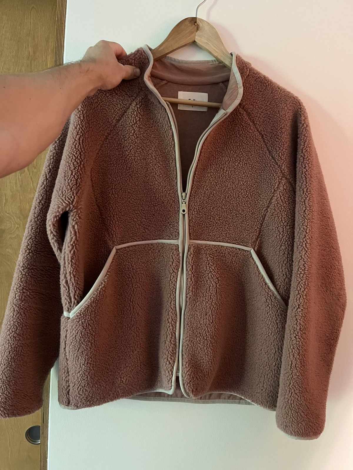 Folk Folk Puzzle Zip Fleece Pink Size US S / EU 44-46 / 1 - 1 Thumbnail