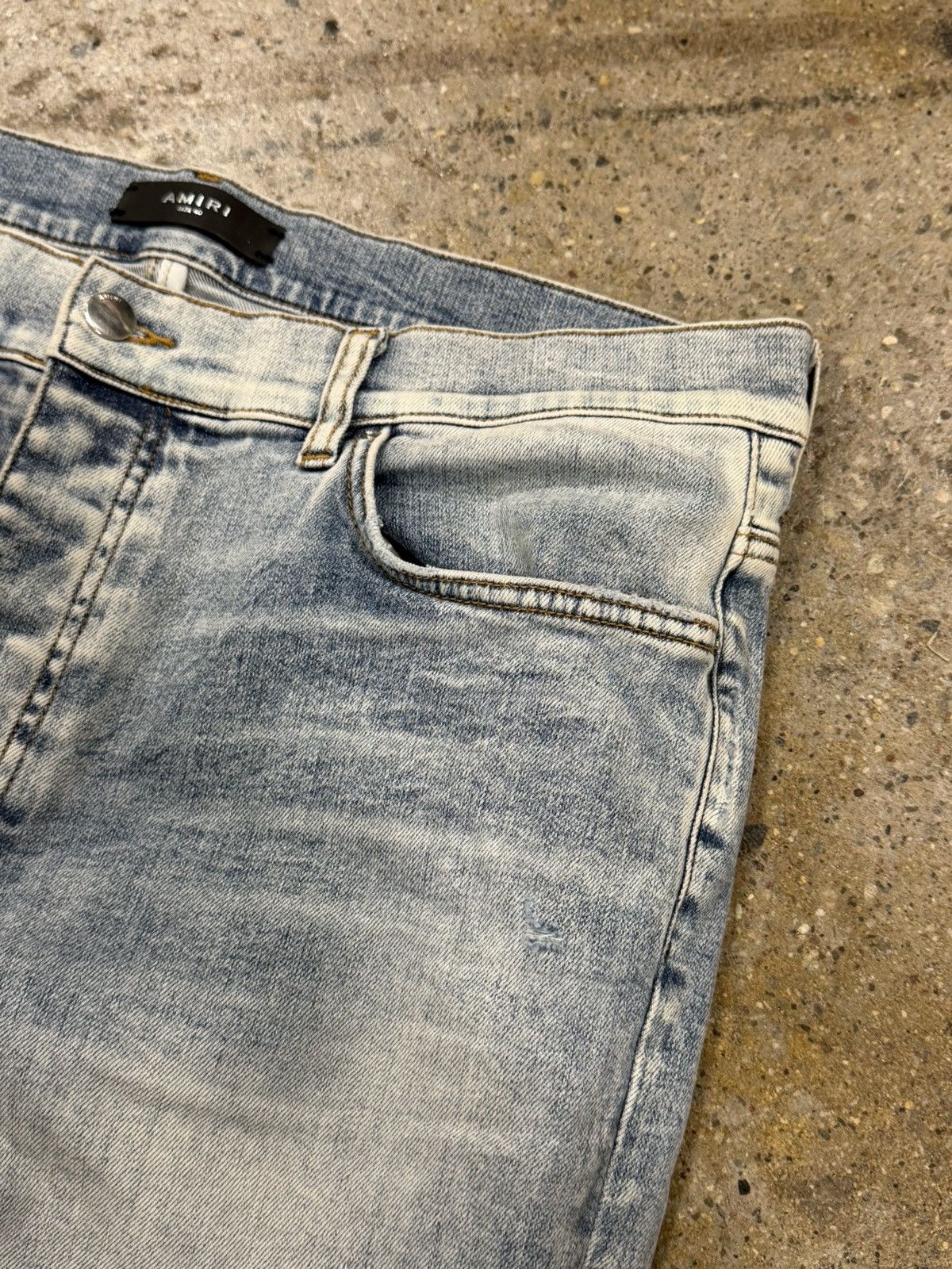Amiri Amiri Stone Indigo Jeans NEW 1000$ Size US 38 / EU 54 - 3 Thumbnail