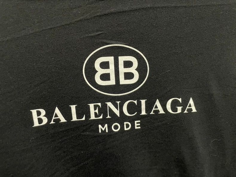 Balenciaga Balenciaga Double B Logo Black Short Sleeve, Size XS Size US XS / EU 42 / 0 - 3 Thumbnail