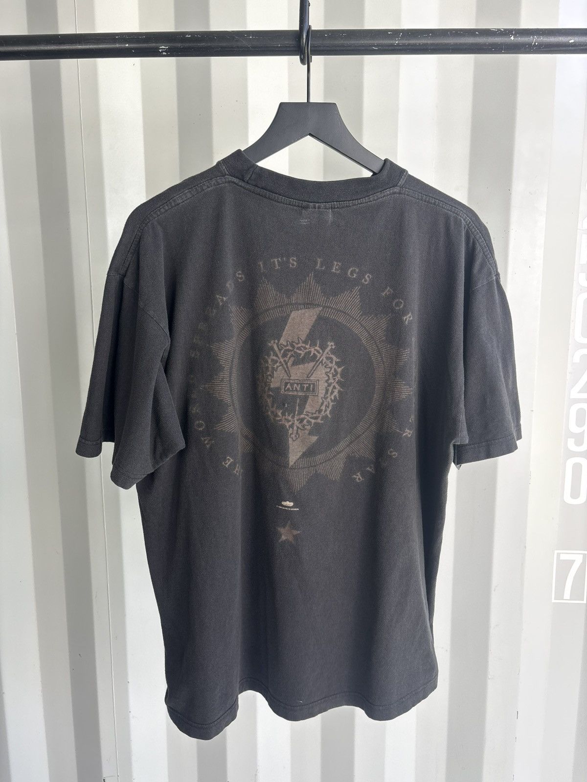 Band Tees Vintage Marilyn Manson Shirt Distressed Faded GRUNGE Band Size US XL / EU 56 / 4 - 3 Thumbnail