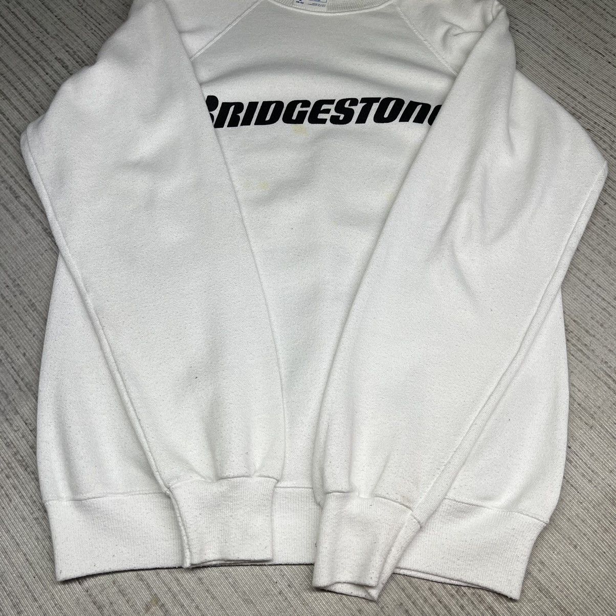 Hanes × Vintage Vintage 80s Bridgestone sweatshirt Size US M / EU 48-50 / 2 - 7 Thumbnail